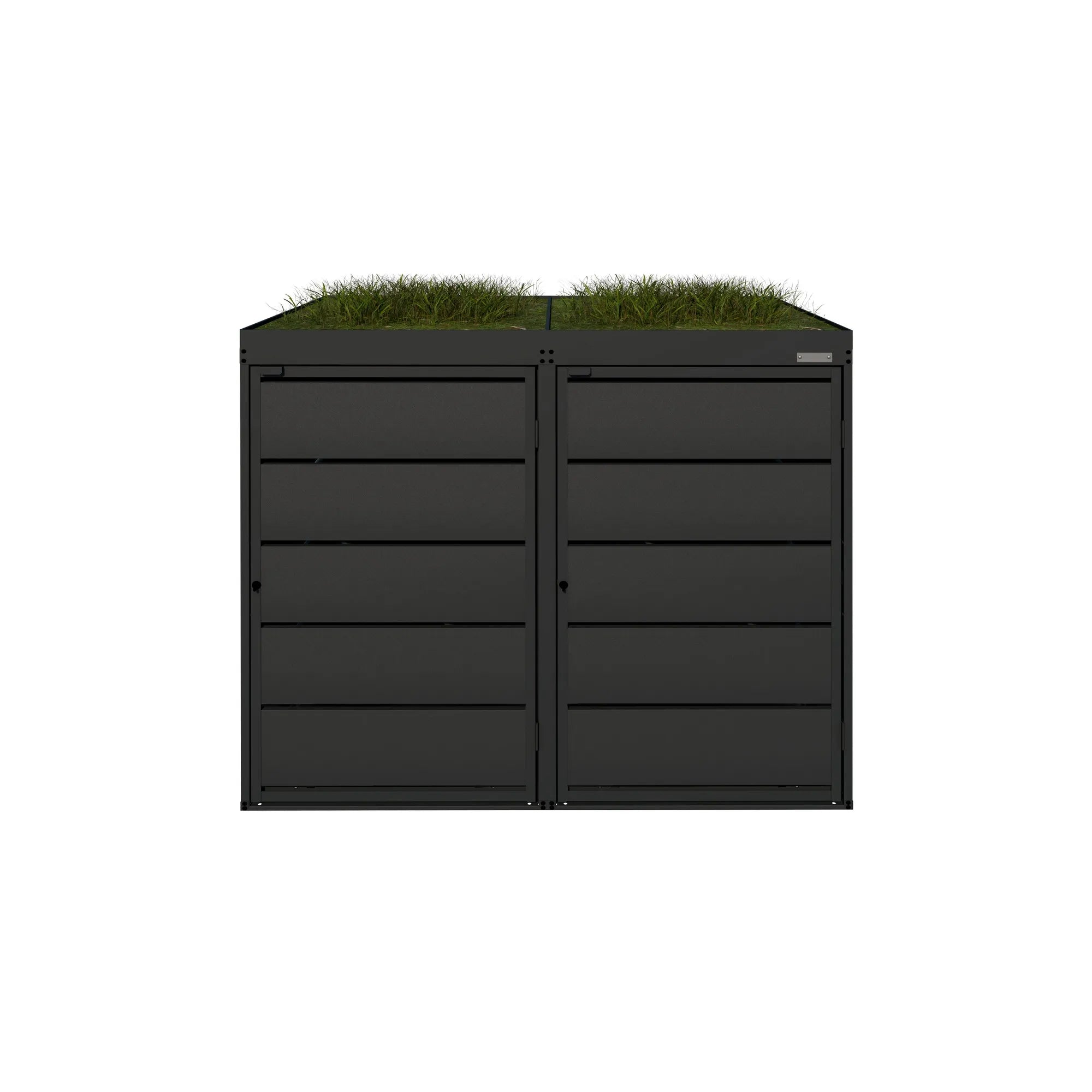 Mülltonnenbox P.BASE • 2 Tonnen