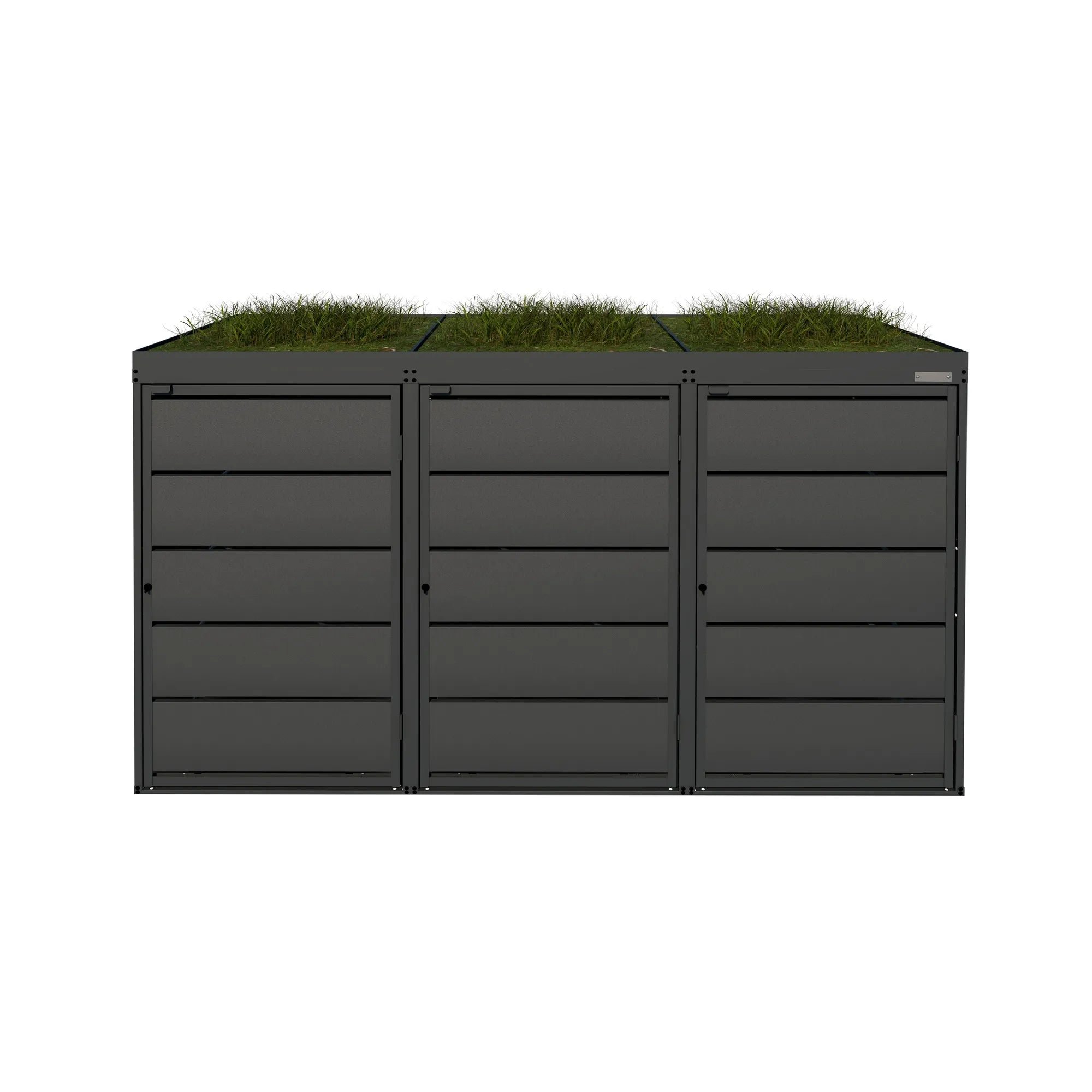 Mülltonnenbox P.BASE • 3 Tonnen