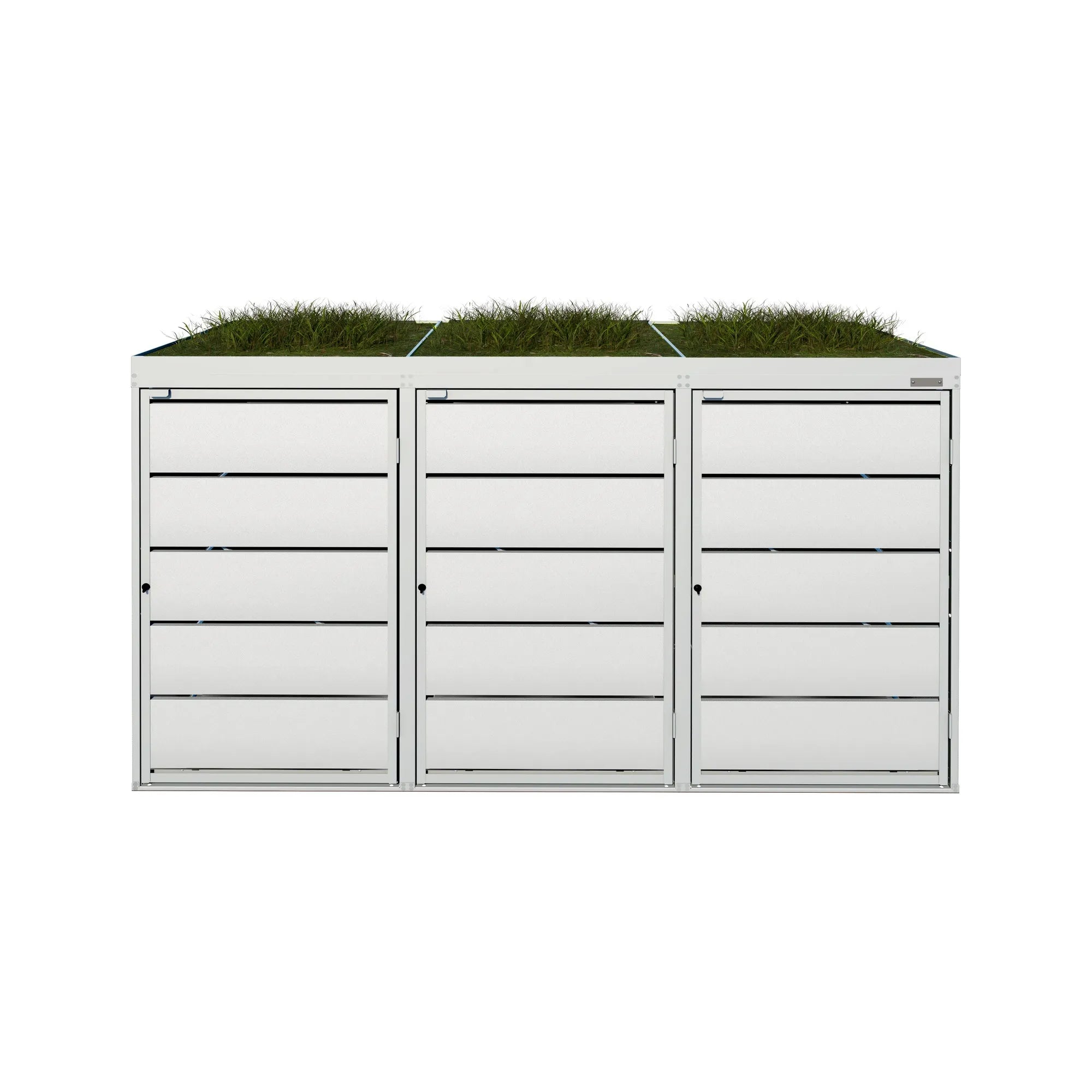 Mülltonnenbox P.BASE • 3 Tonnen