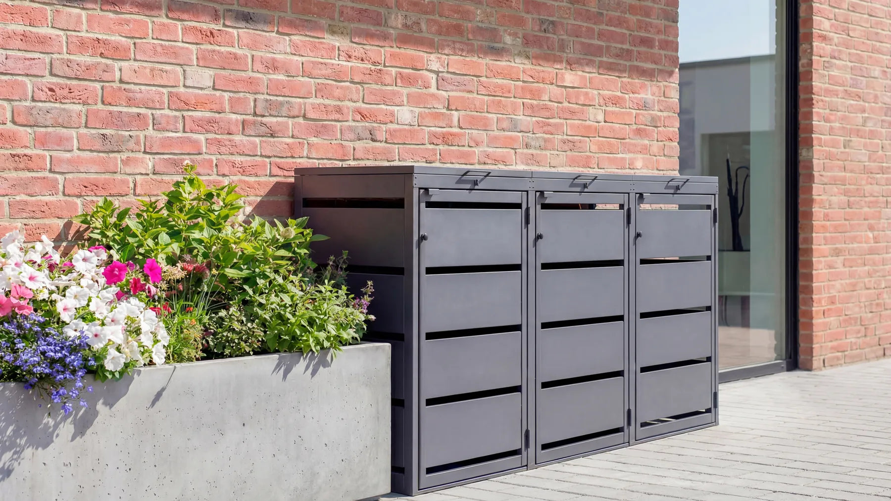 Mülltonnenboxen für 120 Liter