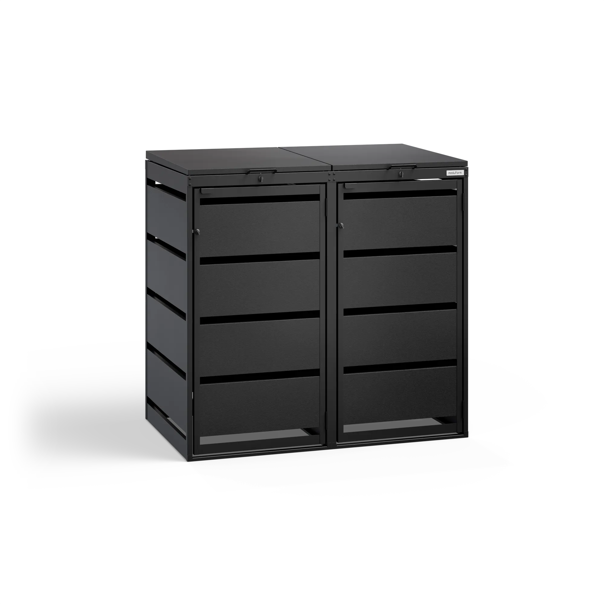 Mülltonnenbox BASE S • 2 Tonnen