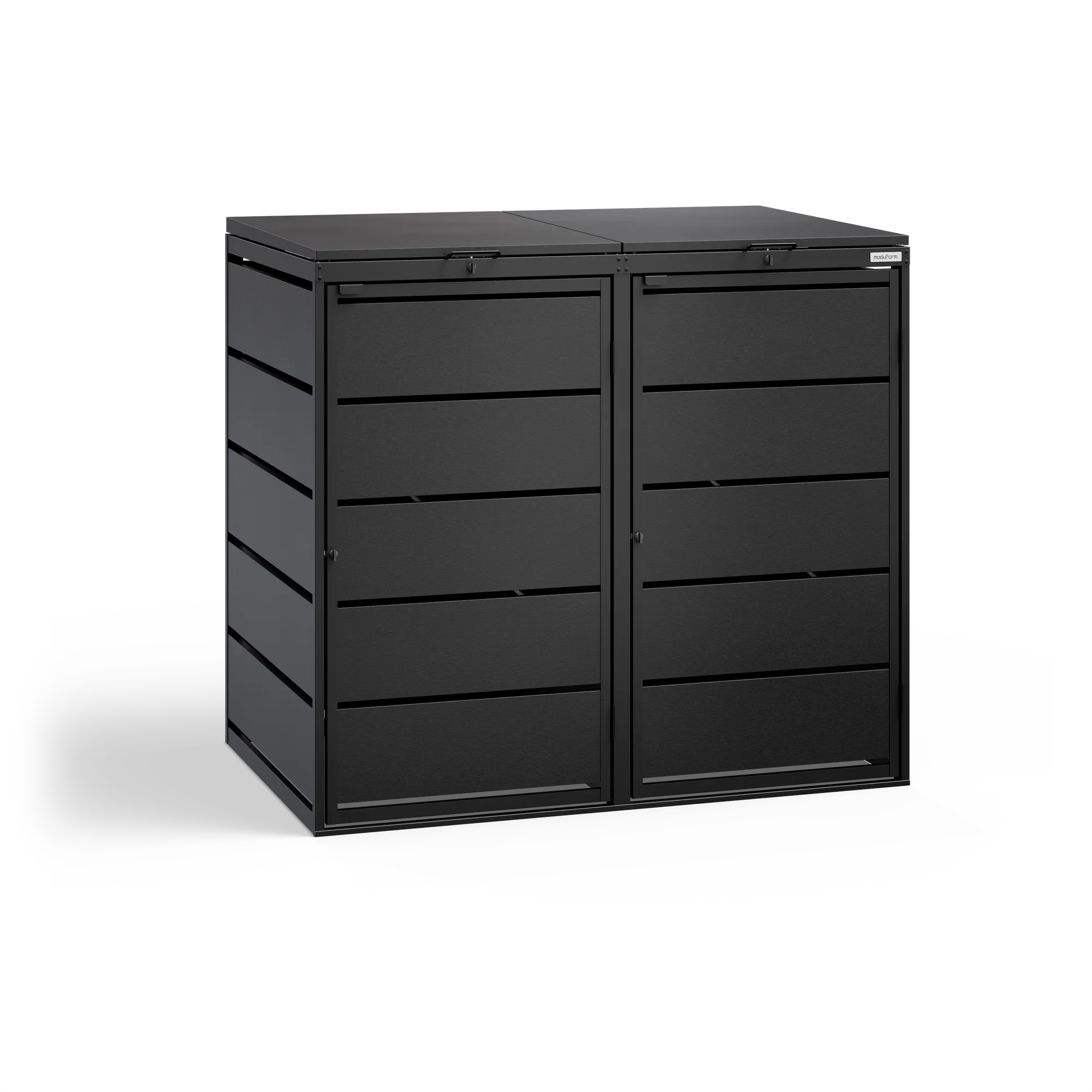 Mülltonnenbox BASE S • 2 Tonnen