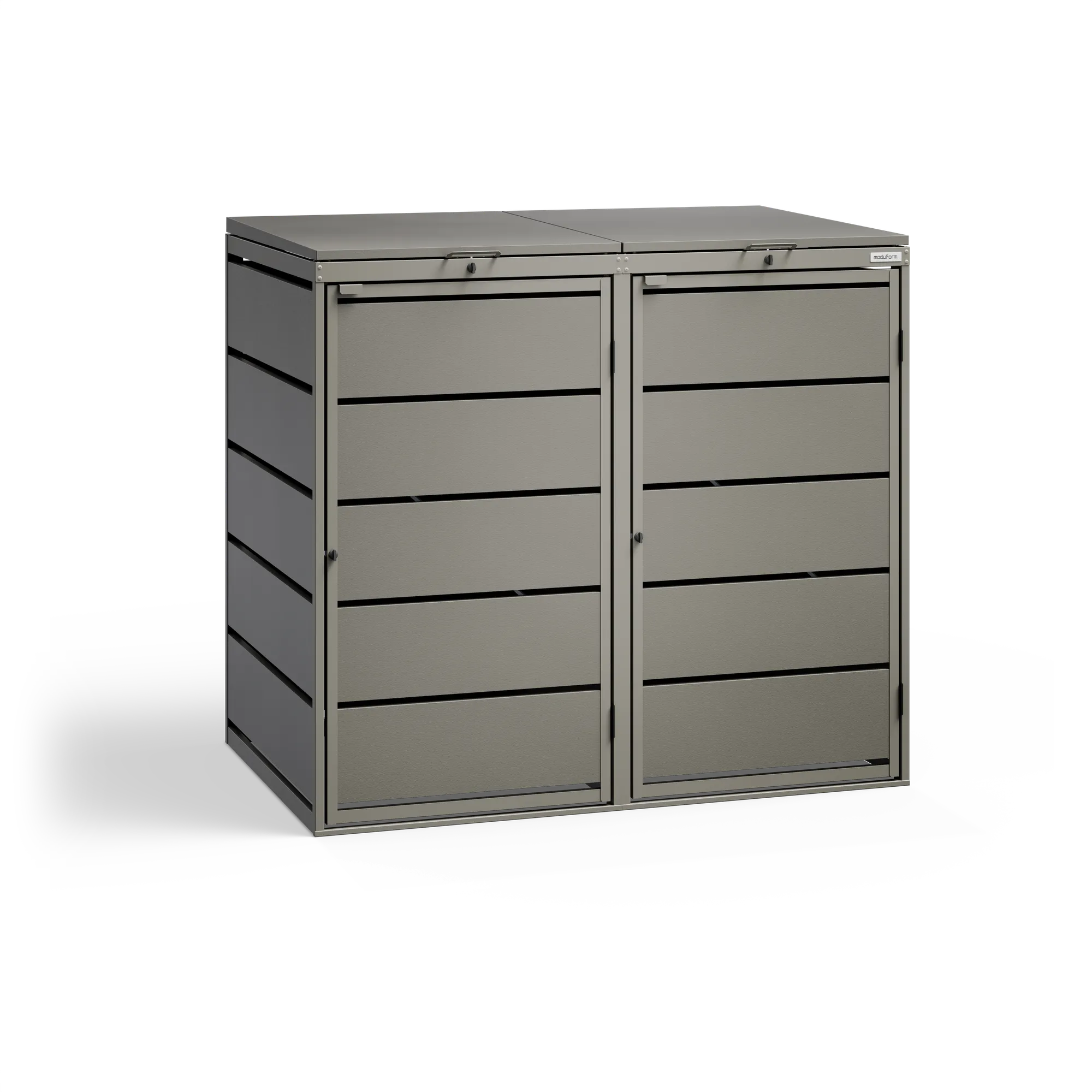 Mülltonnenbox BASE S • 2 Tonnen