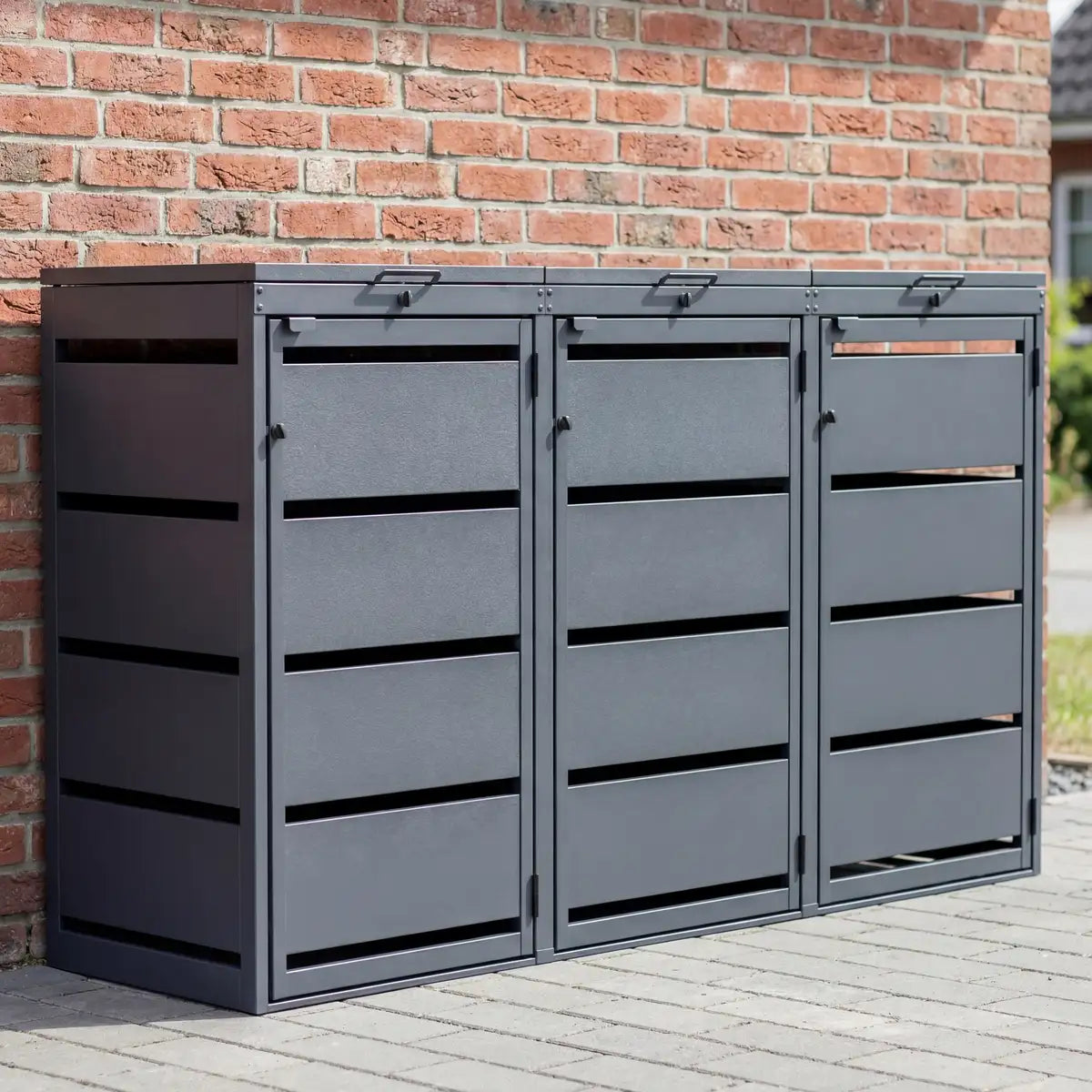 Mülltonnenbox BASE S • 3 Tonnen