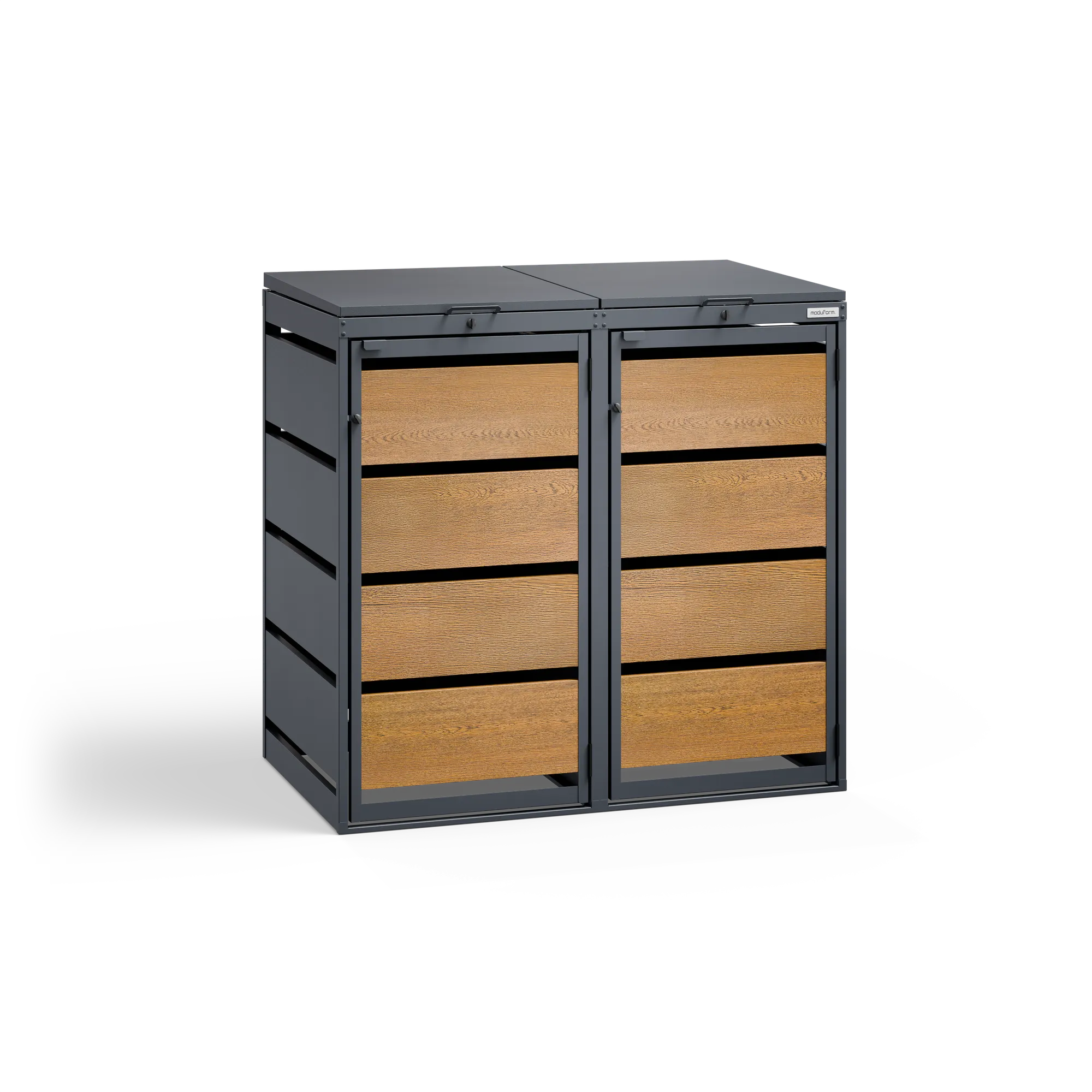 Mülltonnenbox BASE SH • 2 Tonnen