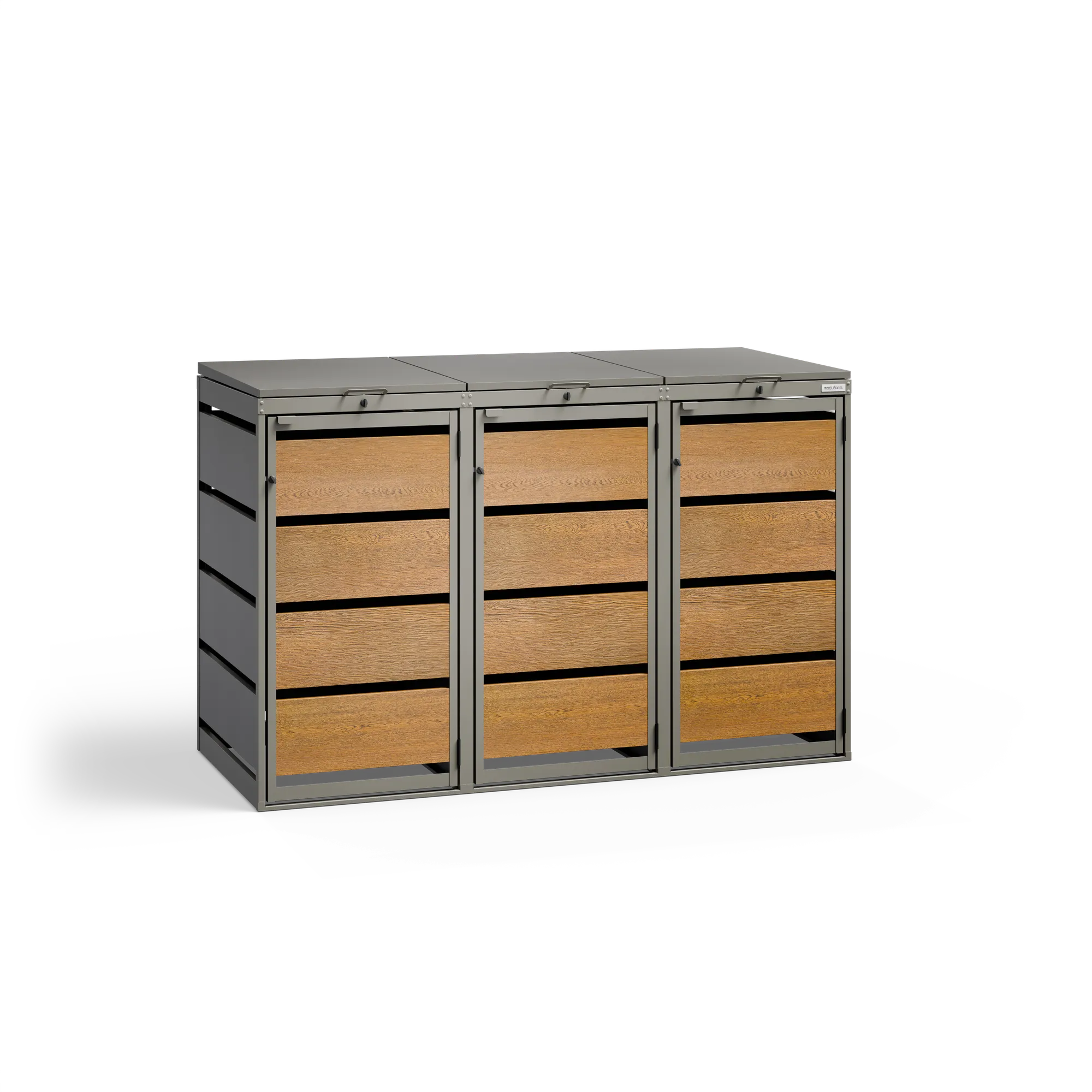 Mülltonnenbox BASE SH • 3 Tonnen