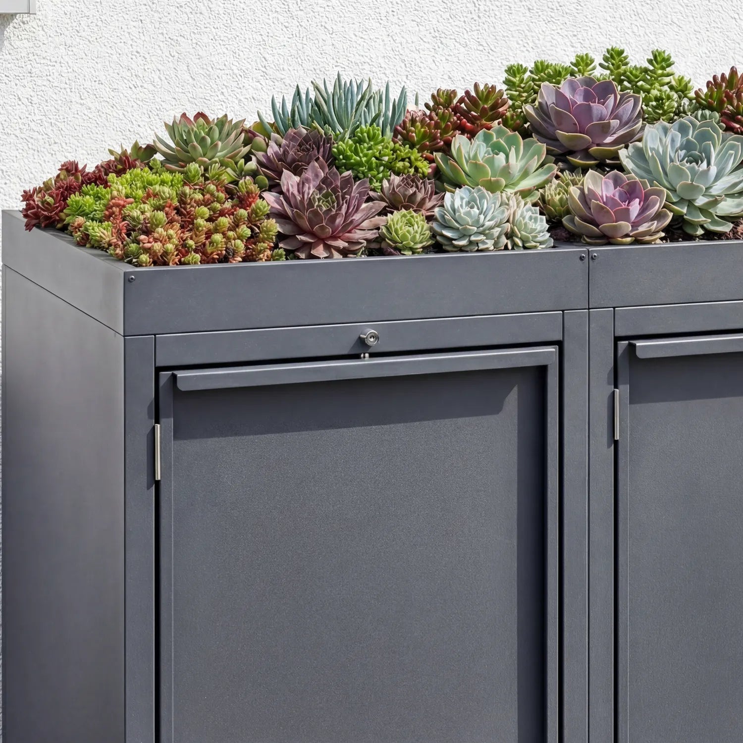 Mülltonnenbox ONE P • 2 Tonnen