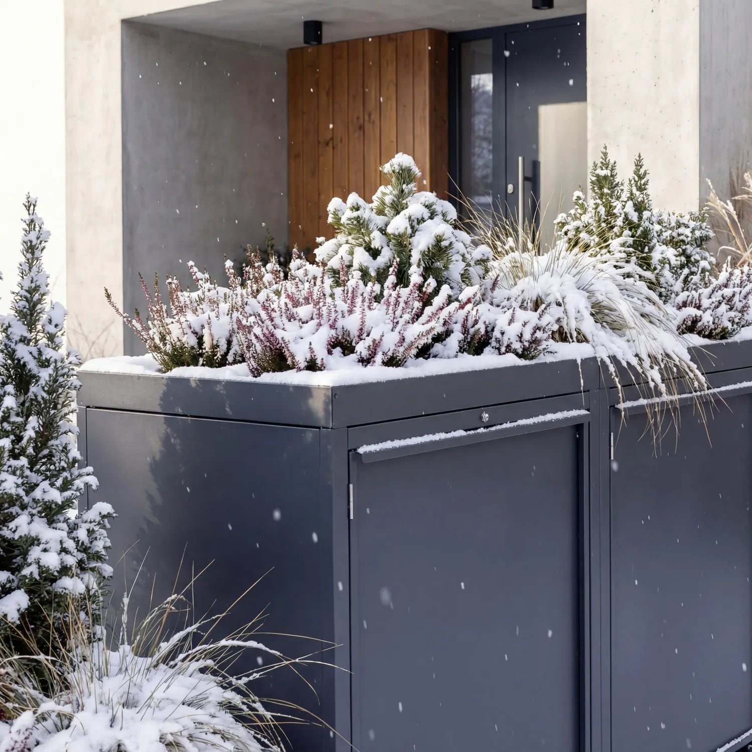 Mülltonnenbox ONE P • 2 Tonnen