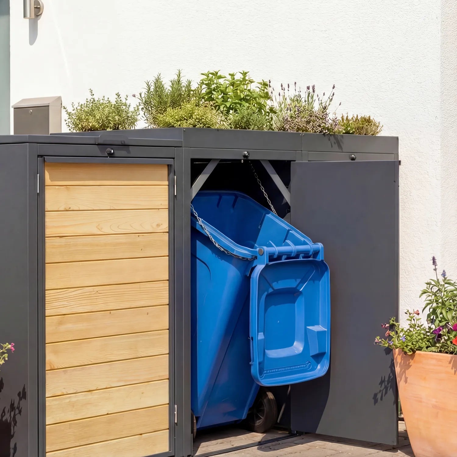 Mülltonnenbox ONE PH • 2 Tonnen