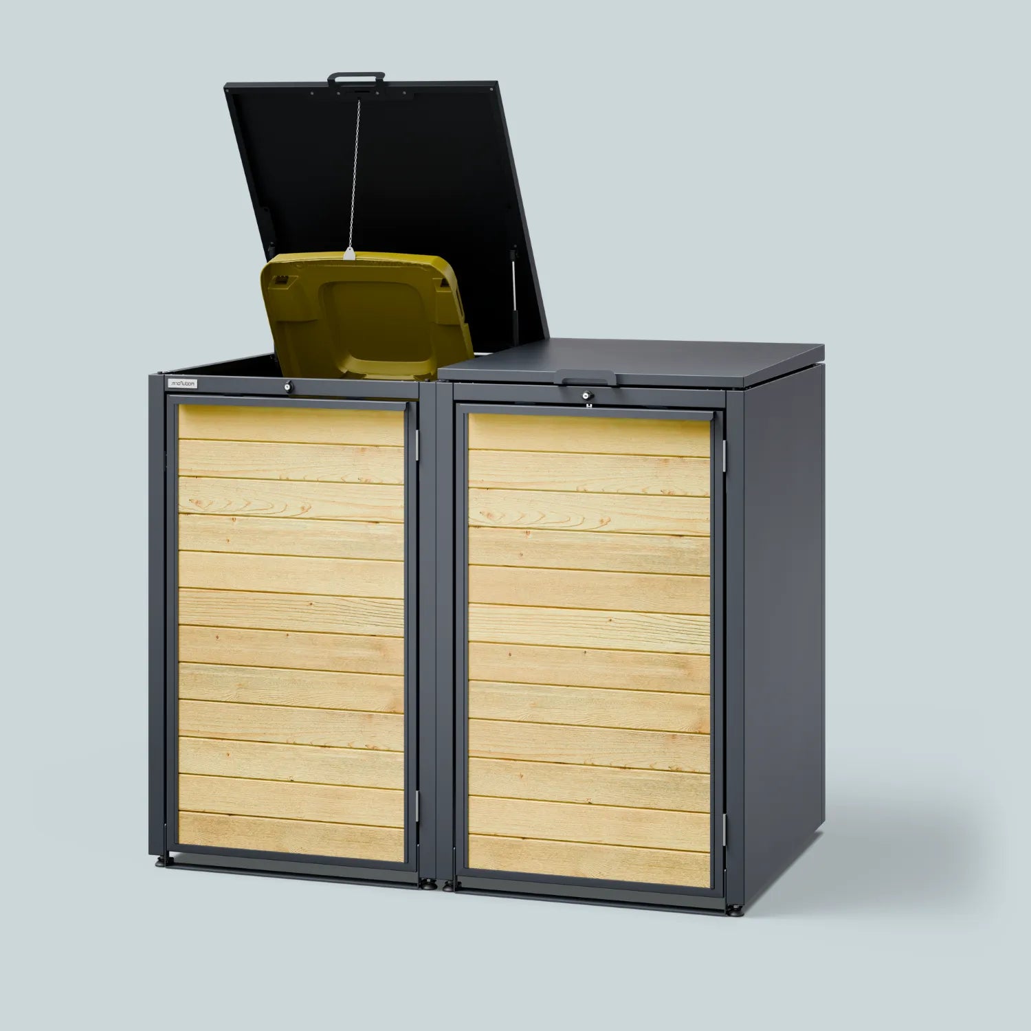 Mülltonnenbox ONE SH • 2 Tonnen