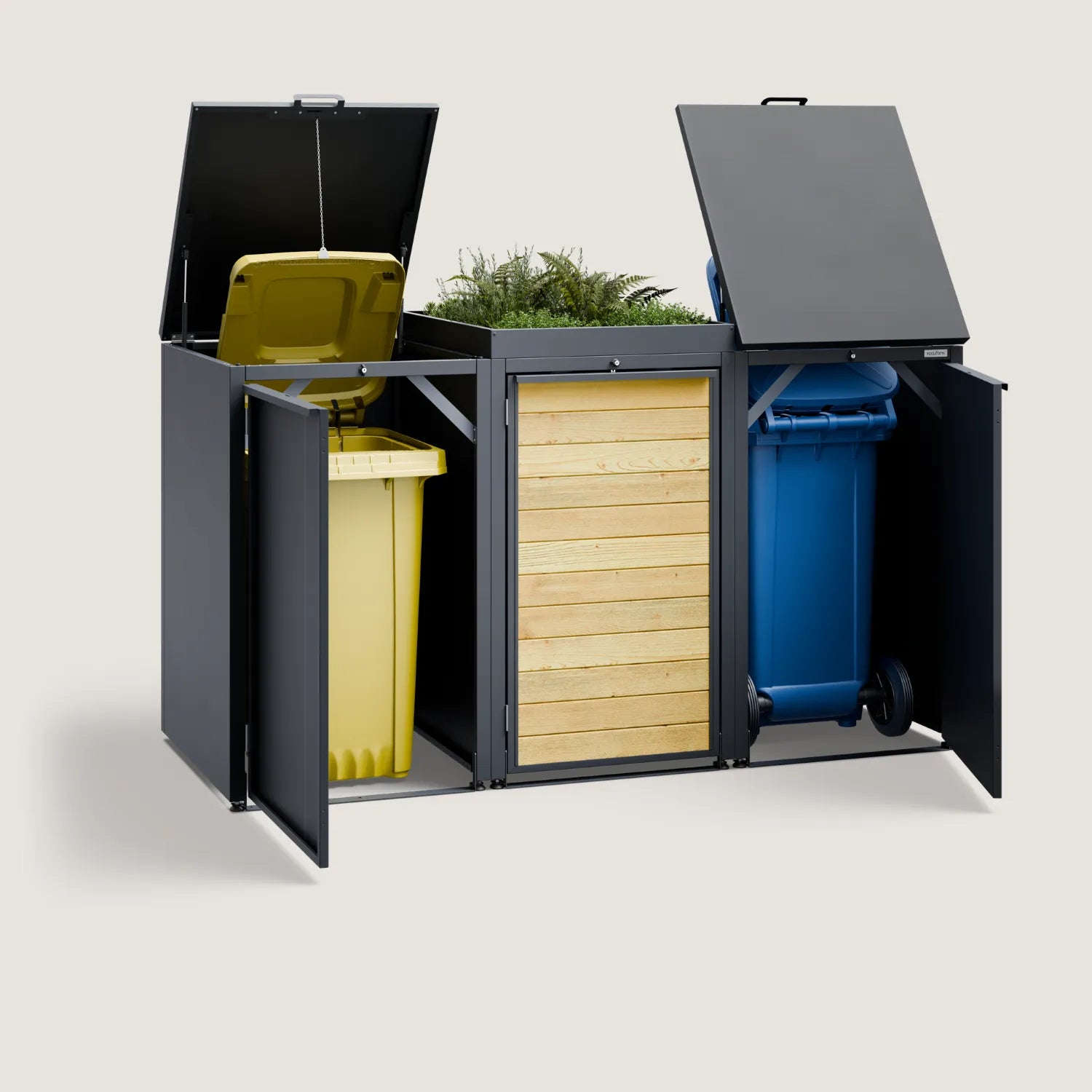 Mülltonnenbox ONE SH • 2 Tonnen