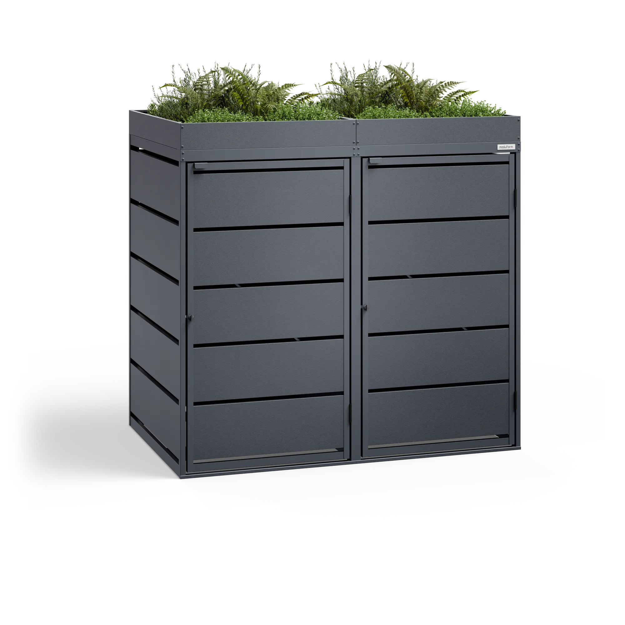 Mülltonnenbox BASE P • 2 Tonnen