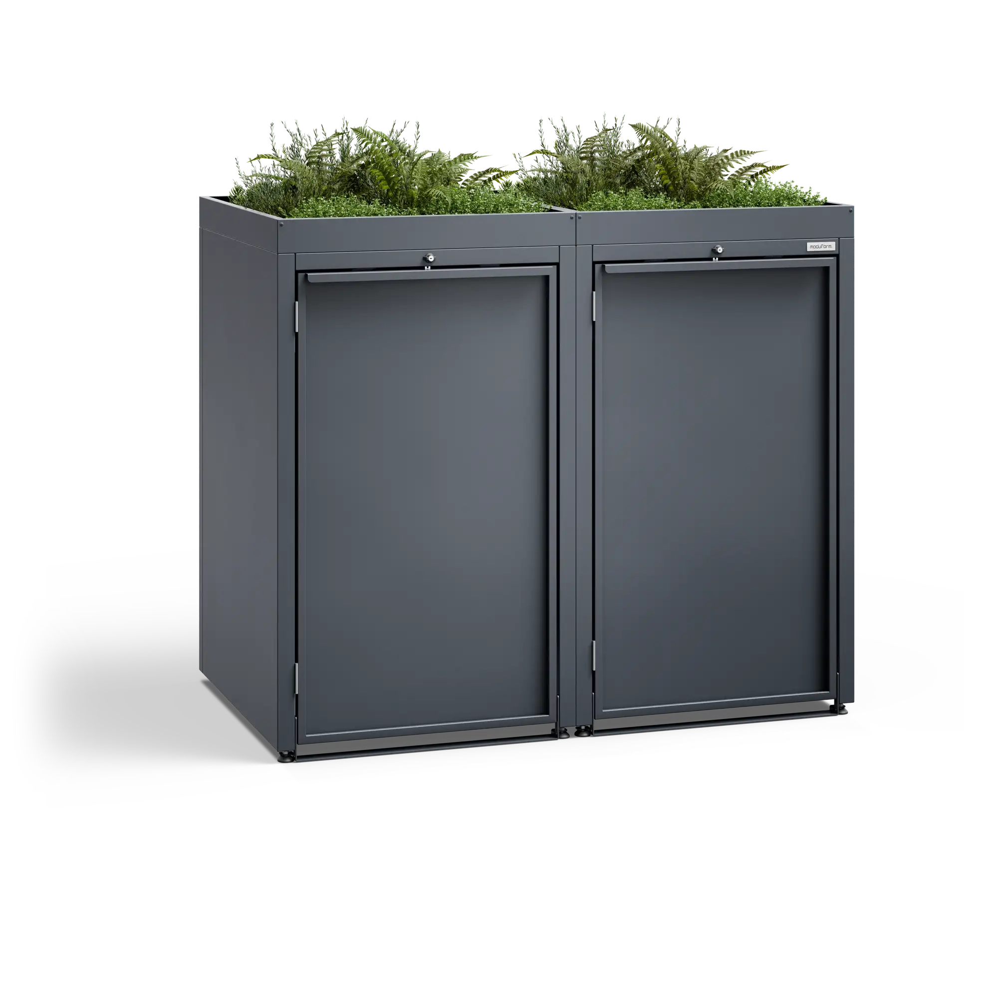 Mülltonnenbox ONE-P • 2 Tonnen