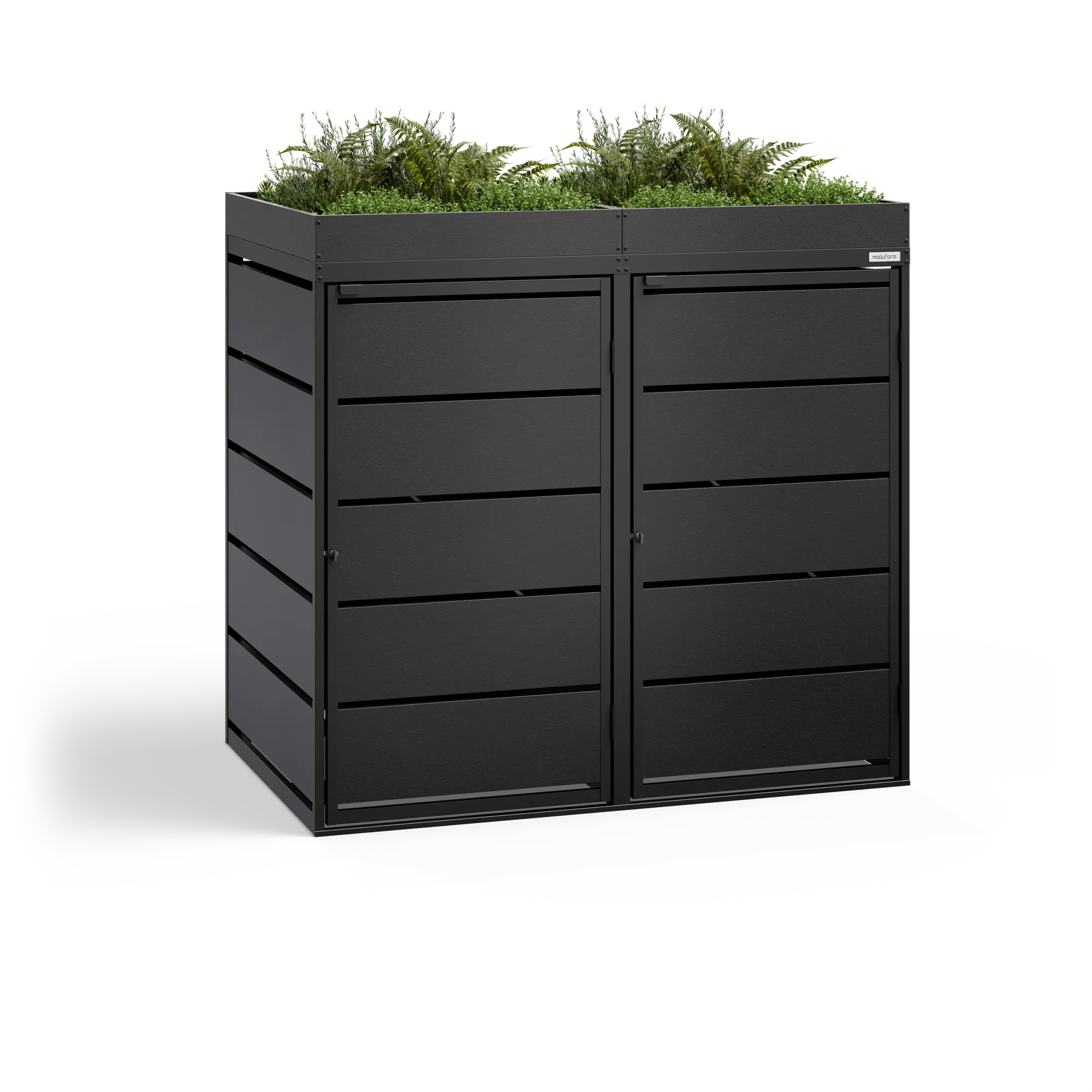 Mülltonnenbox BASE P • 2 Tonnen