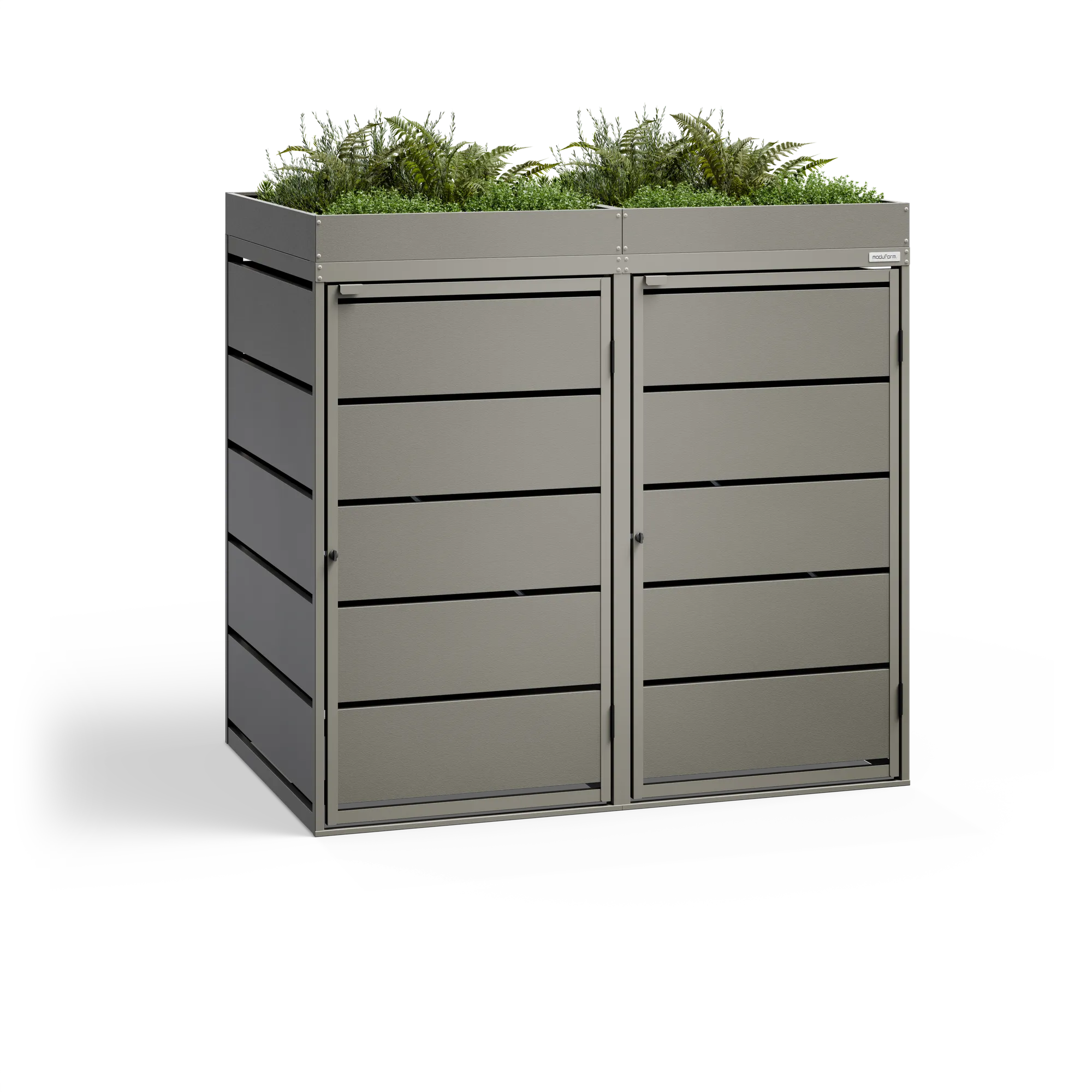 Mülltonnenbox BASE P • 2 Tonnen