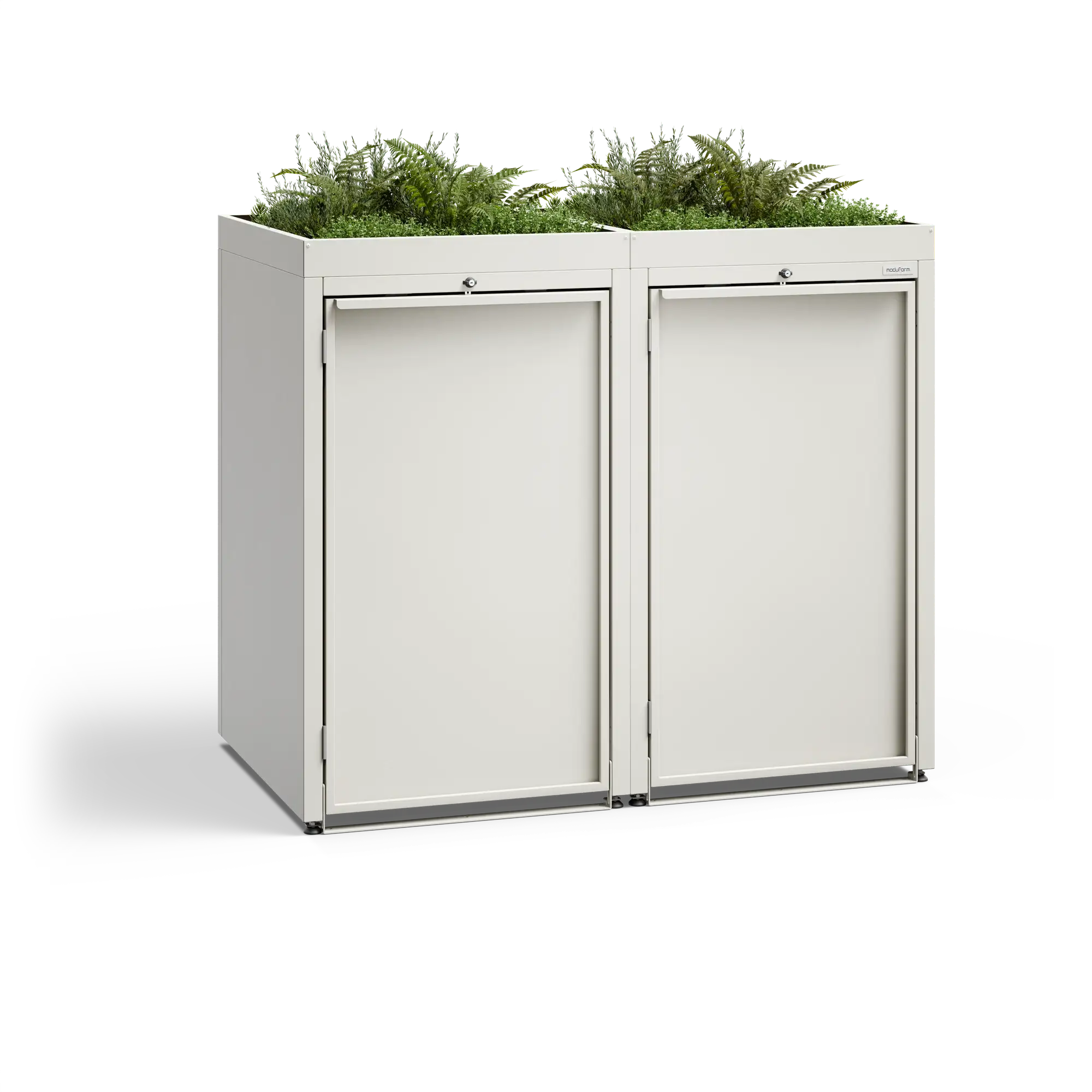 Mülltonnenbox ONE-P • 2 Tonnen