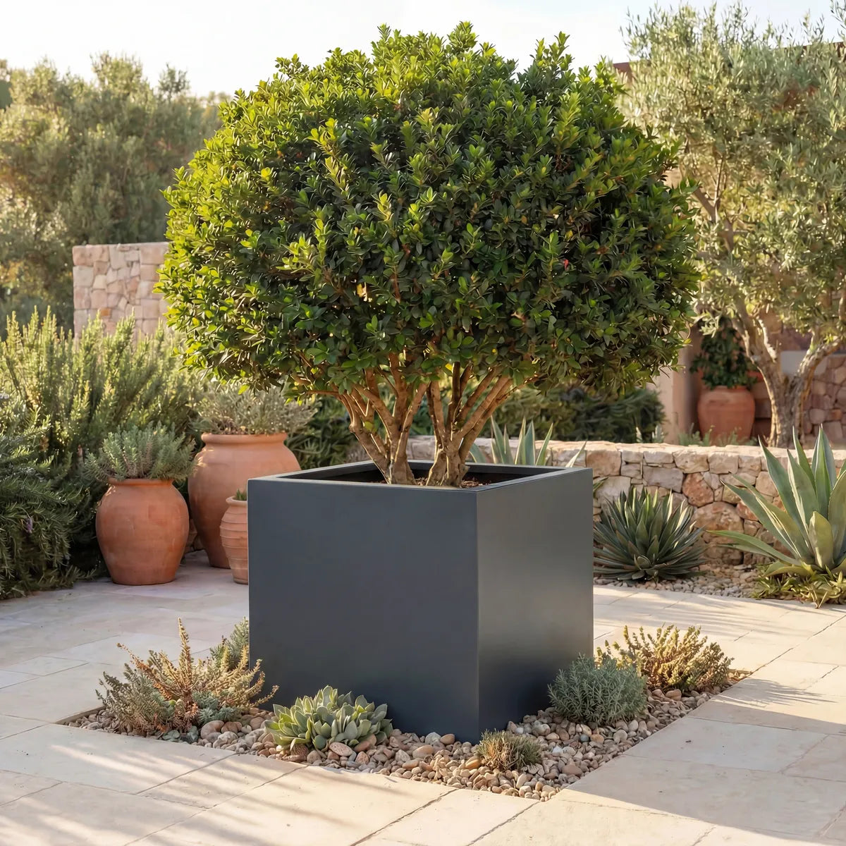 Pflanzkübel Q • Aluminium