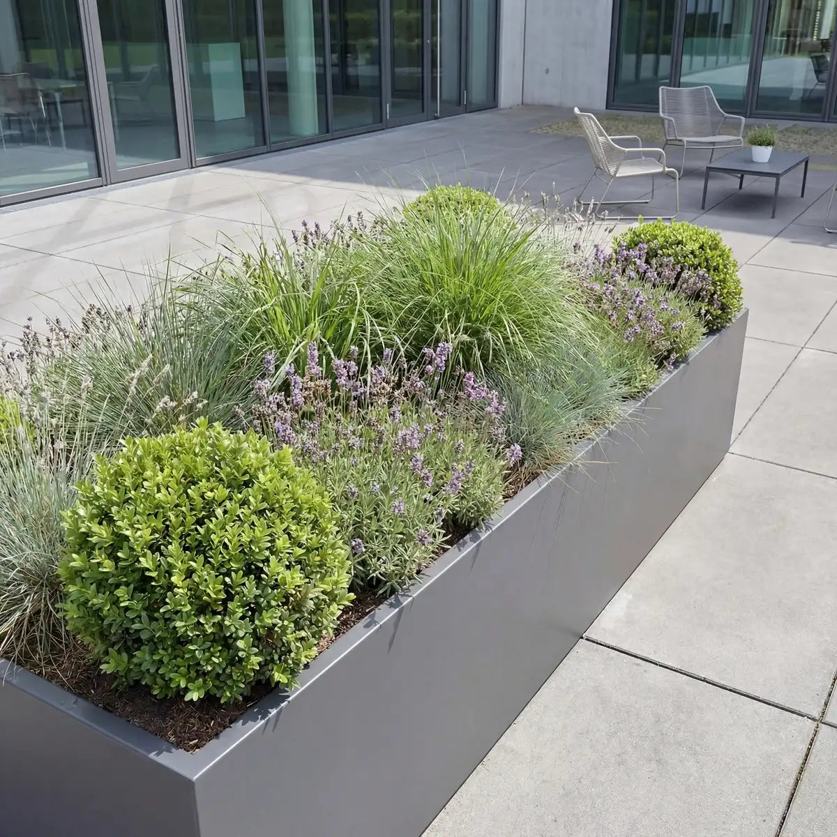 Pflanzkübel R • Aluminium