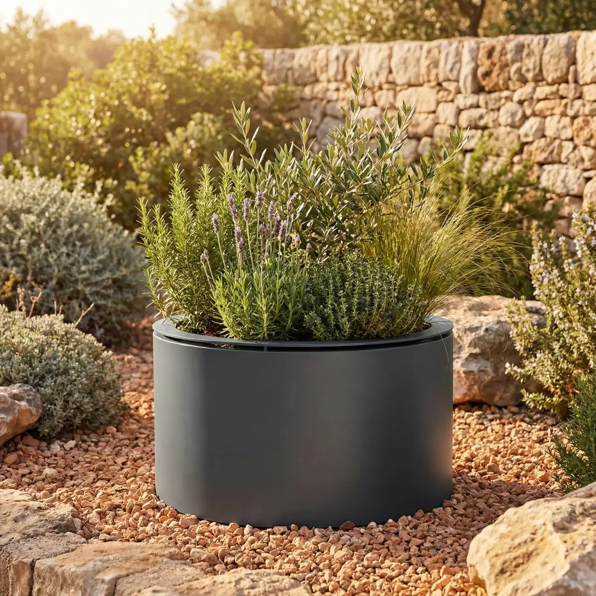 Pflanzenkübel S2 • Aluminium