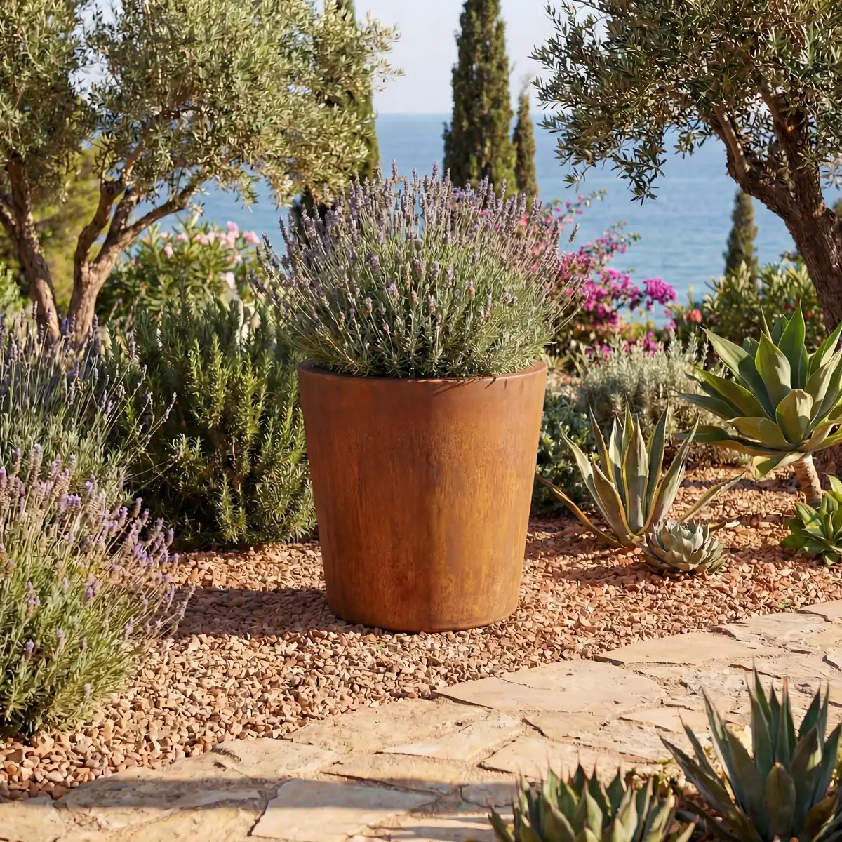 Pflanzkübel RC • Cortenstahl