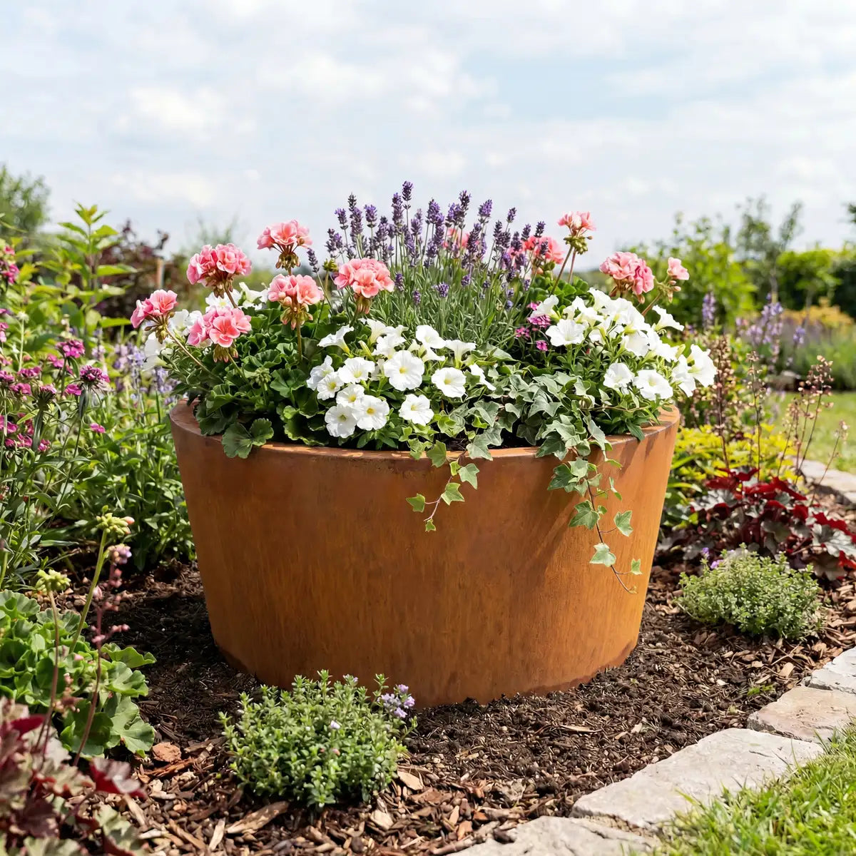 Pflanzkübel RC • Cortenstahl