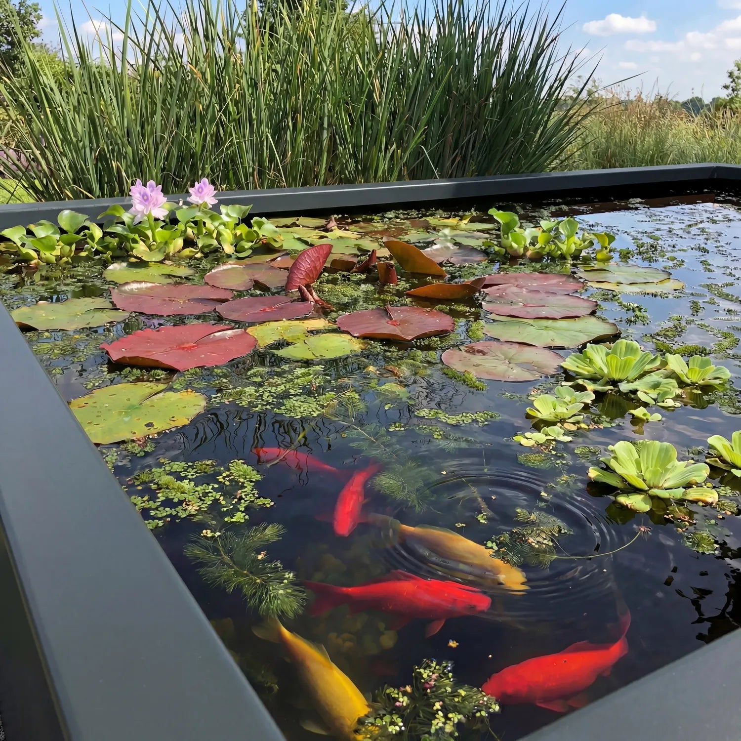 Wasserbecken Q • Aluminium