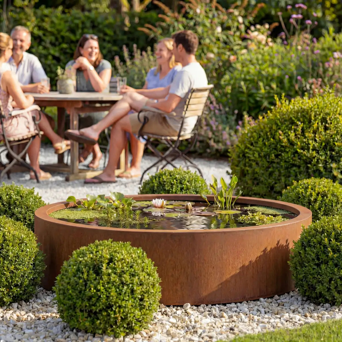 Wasserbecken RR • Cortenstahl