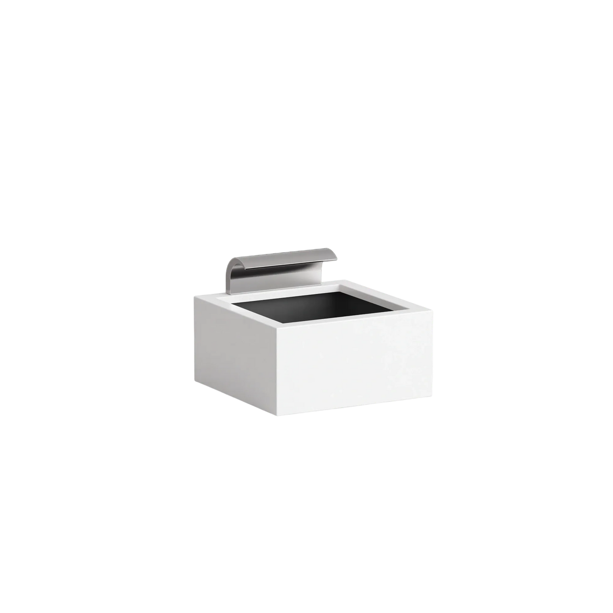 Rechteckiges Wasserbecken aus Aluminium mit Schwalleinlauf • S4