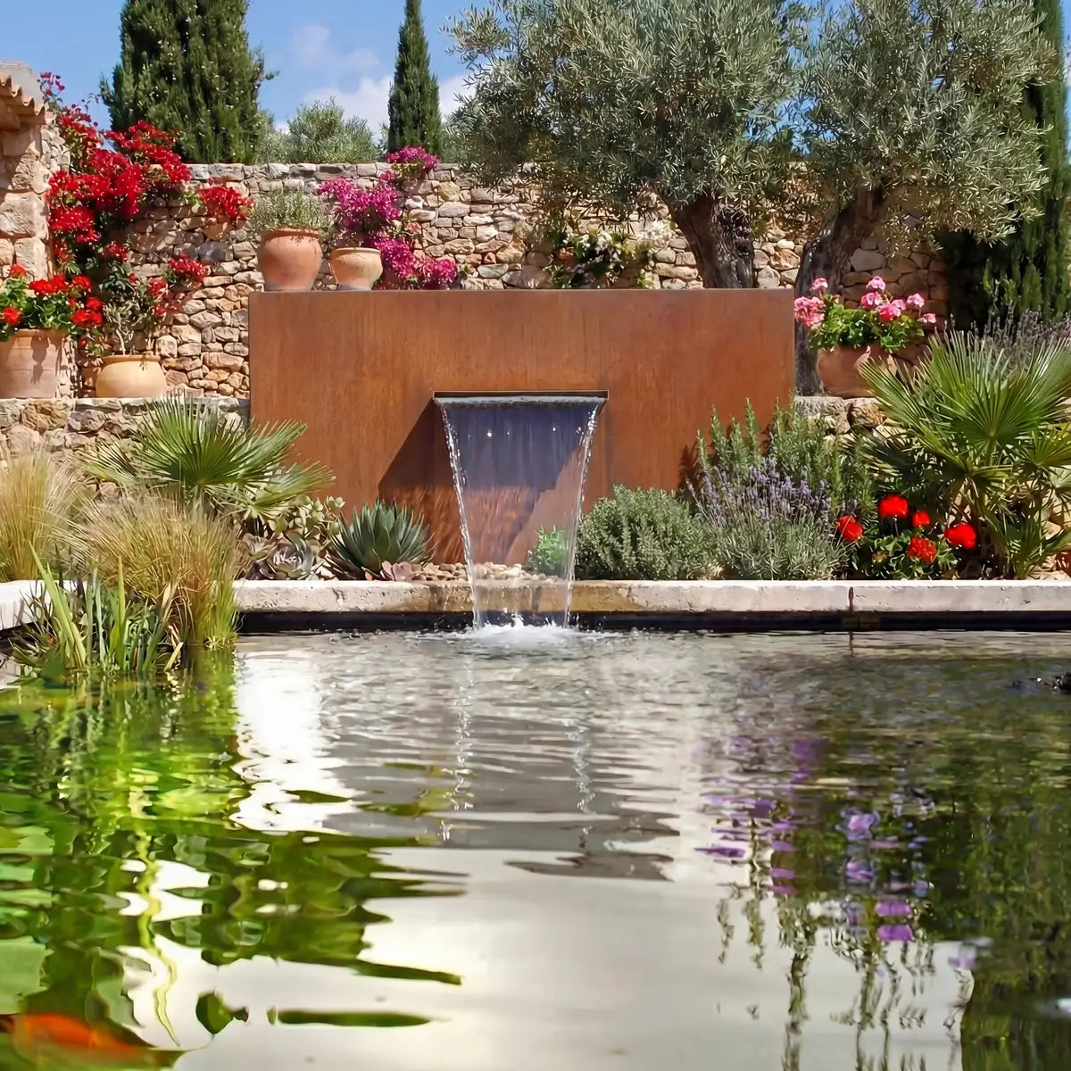 Wasserfall F • Cortenstahl