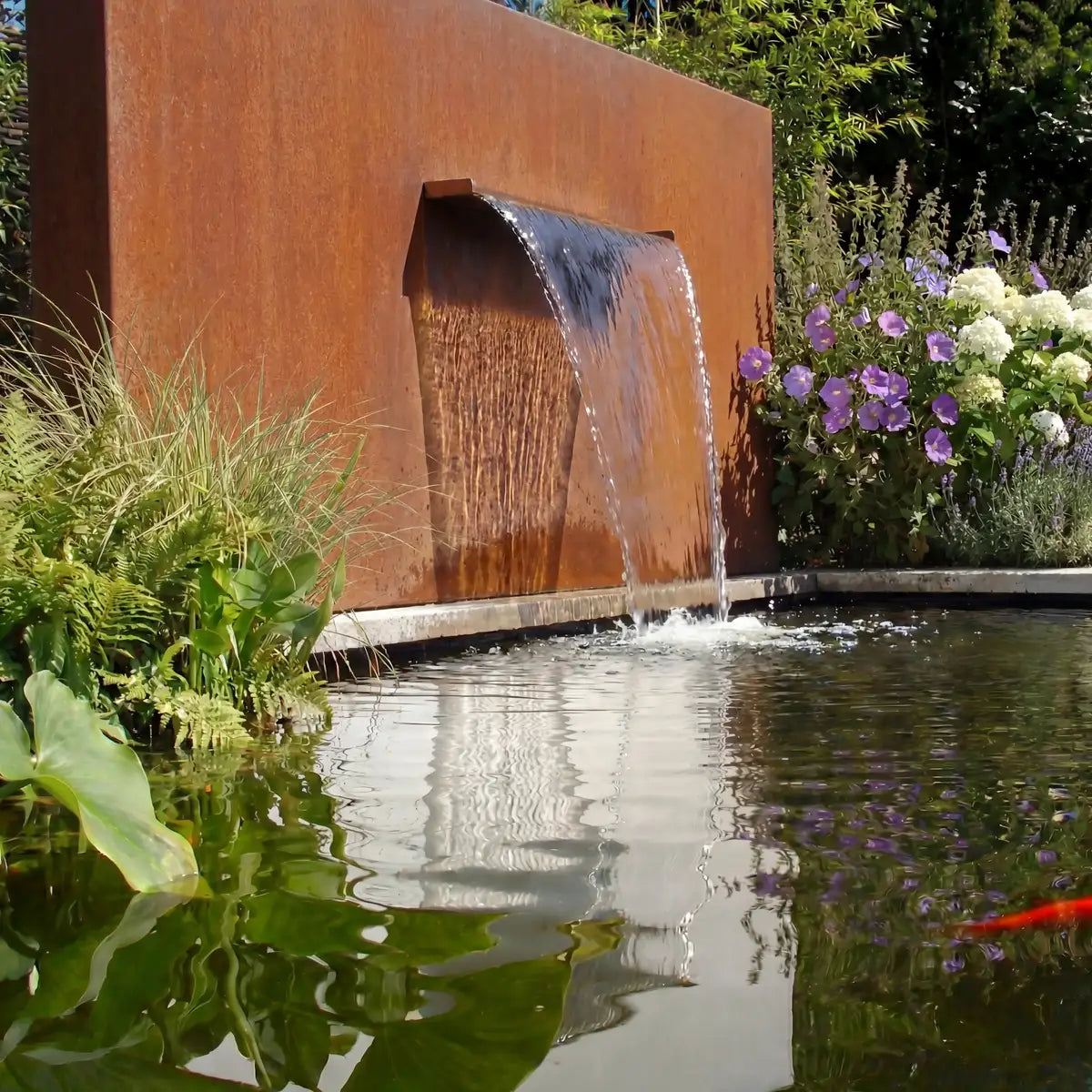 Wasserfall F • Cortenstahl