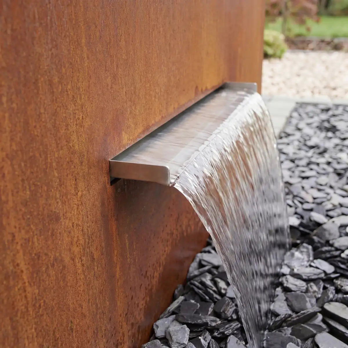 Wasserfall F • Cortenstahl