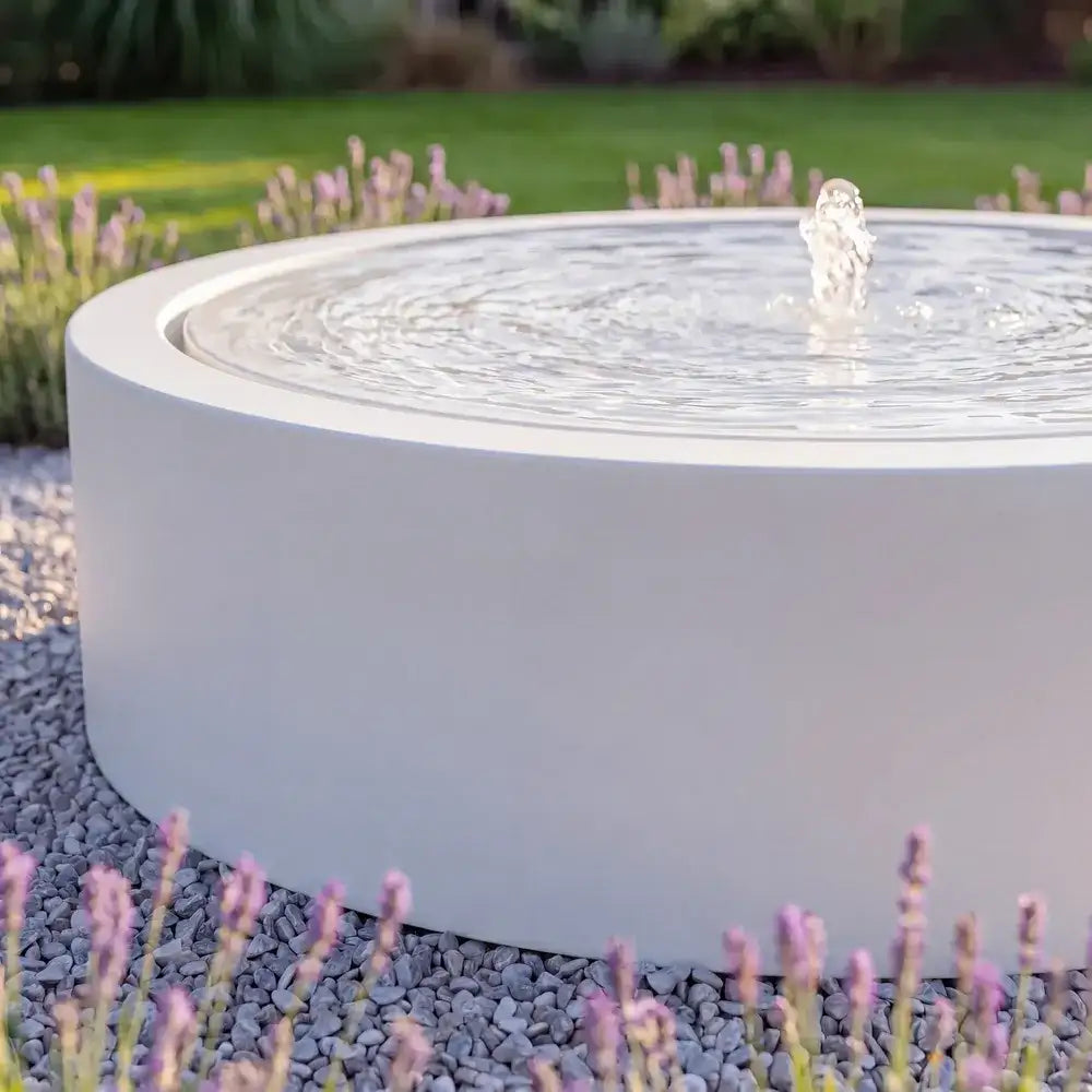 Wassertisch Rivo-Rund aus Aluminium