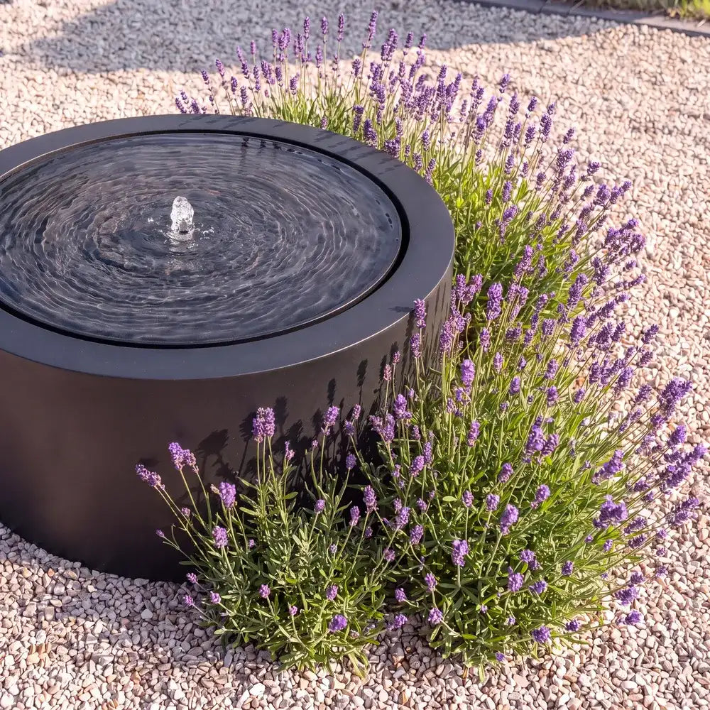Wassertisch Rivo-Rund aus Aluminium