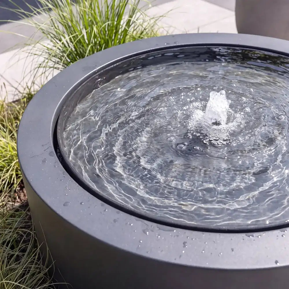 Wassertisch Rivo-Rund aus Aluminium
