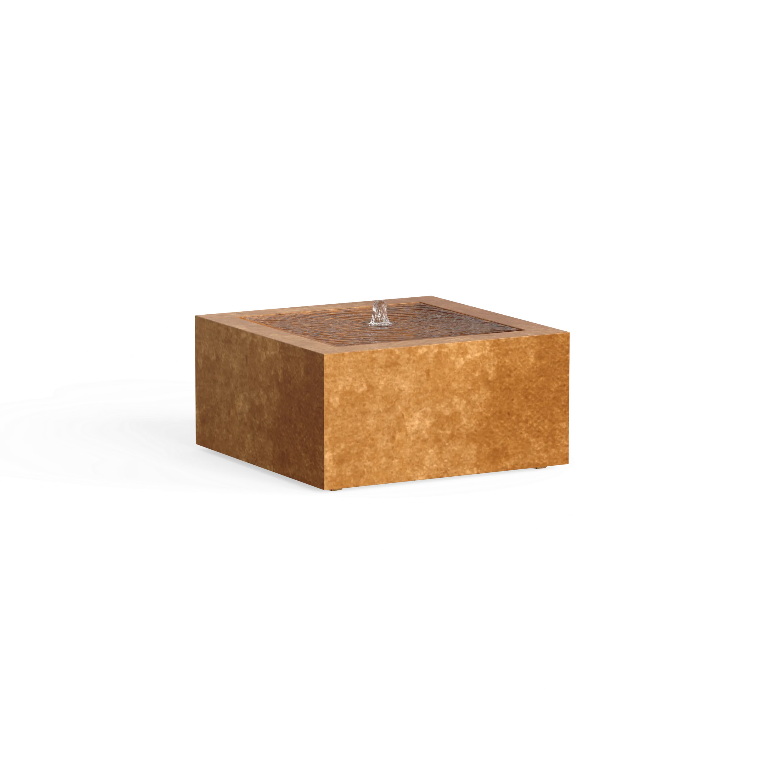 Wassertisch Q • Cortenstahl