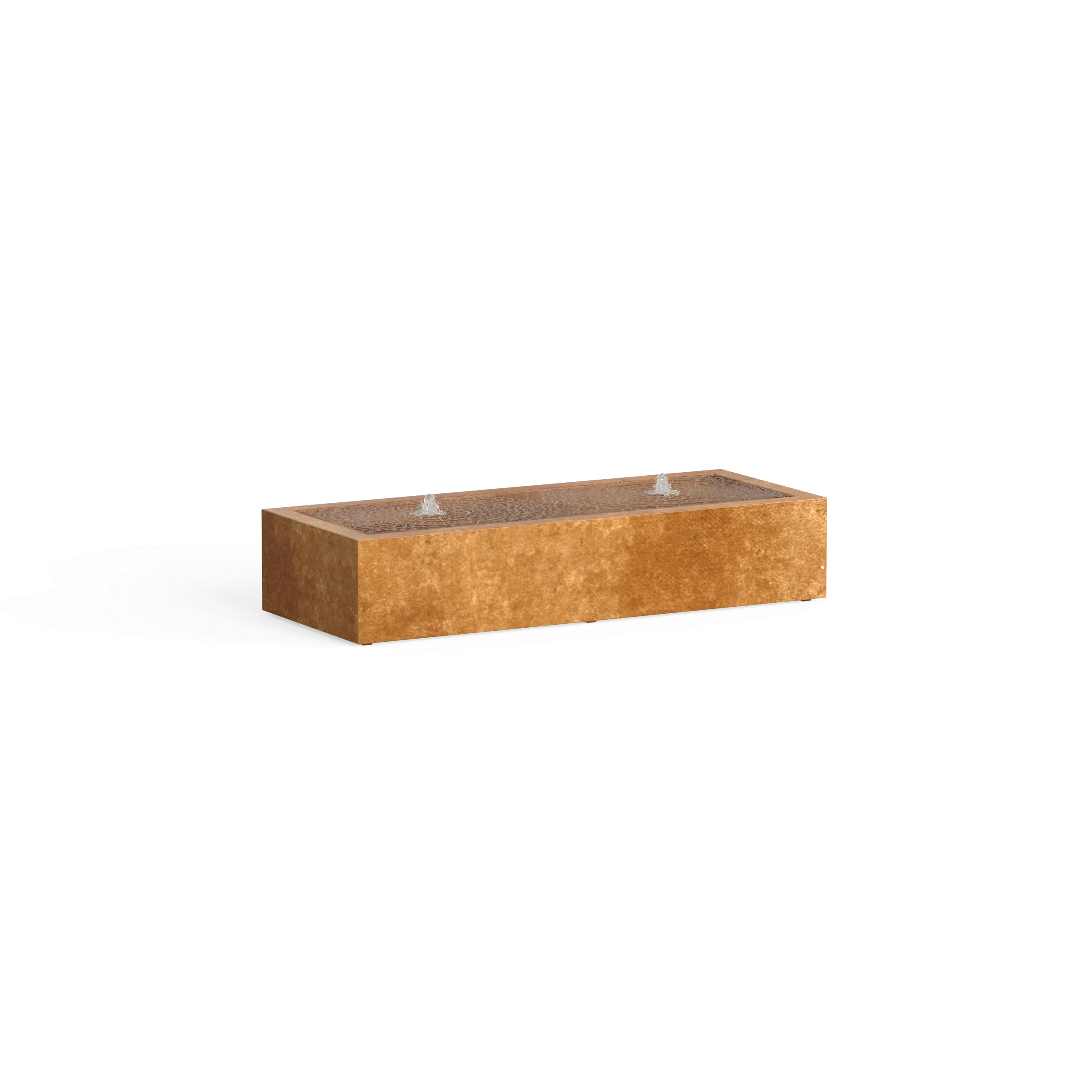 Wassertisch R • Cortenstahl