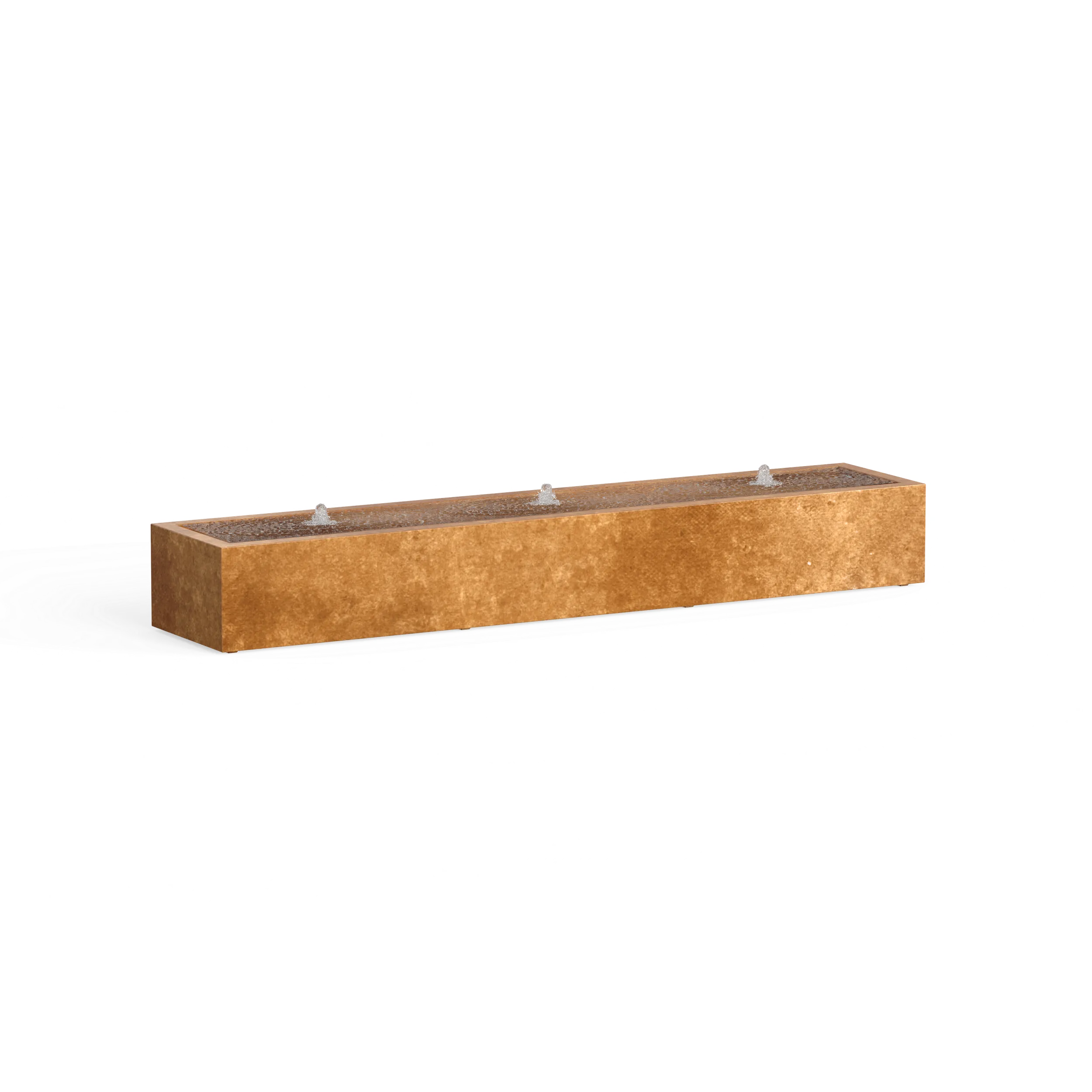 Wassertisch R • Cortenstahl