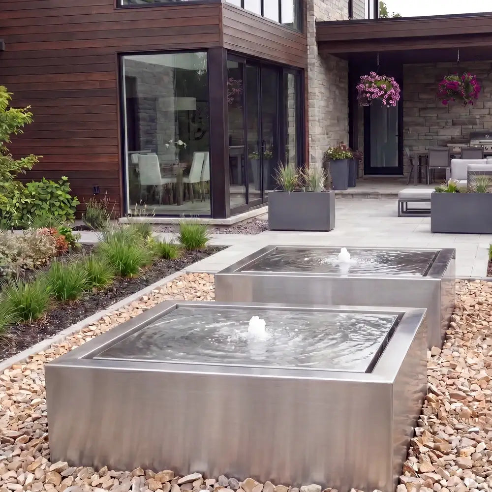 Wassertisch Q • Edelstahl