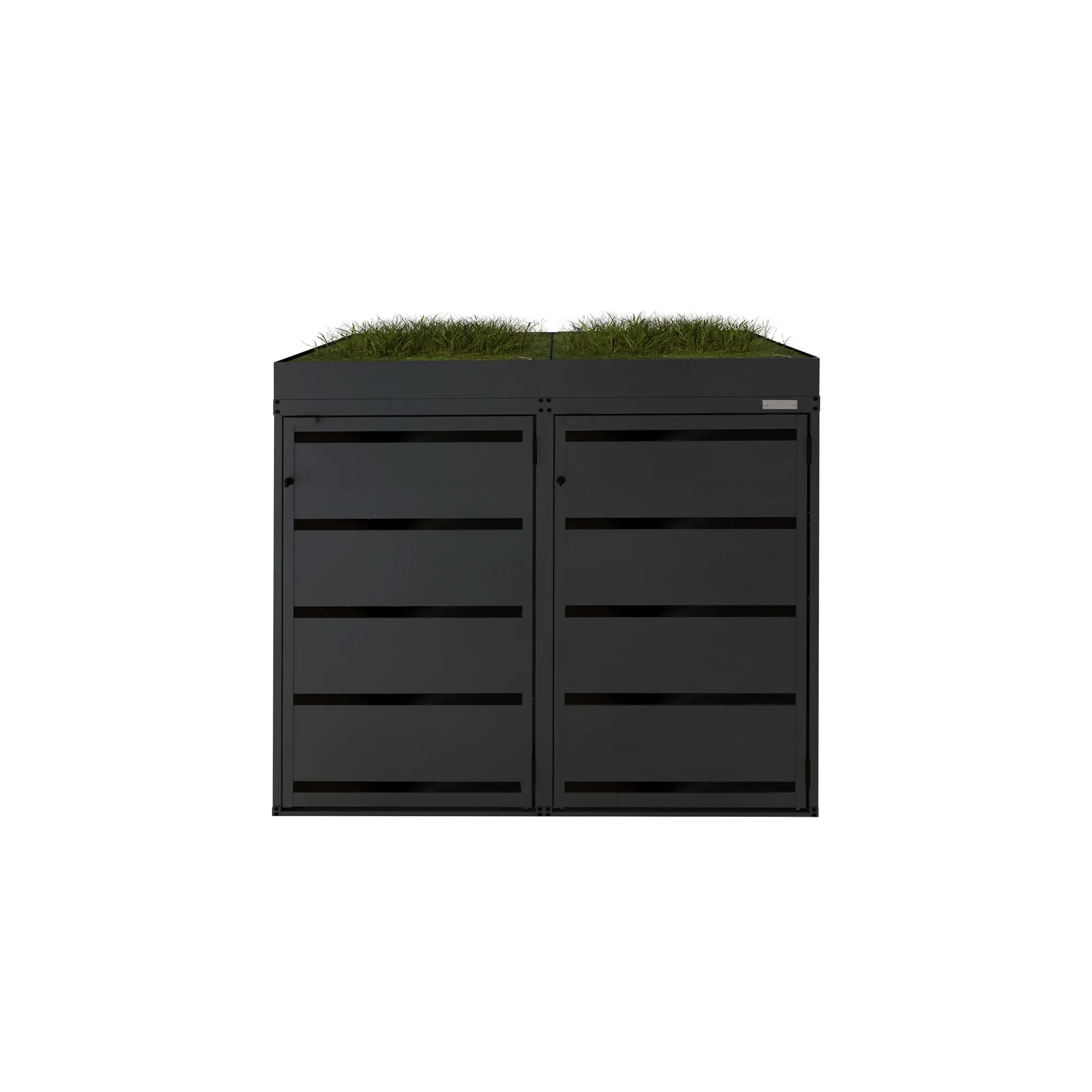 Mülltonnenbox P.BASE • 2 Tonnen