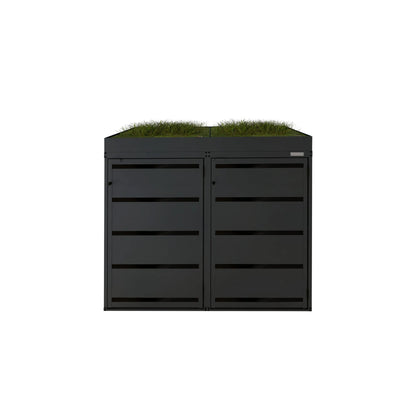 Mülltonnenbox P.BASE • 2 Tonnen