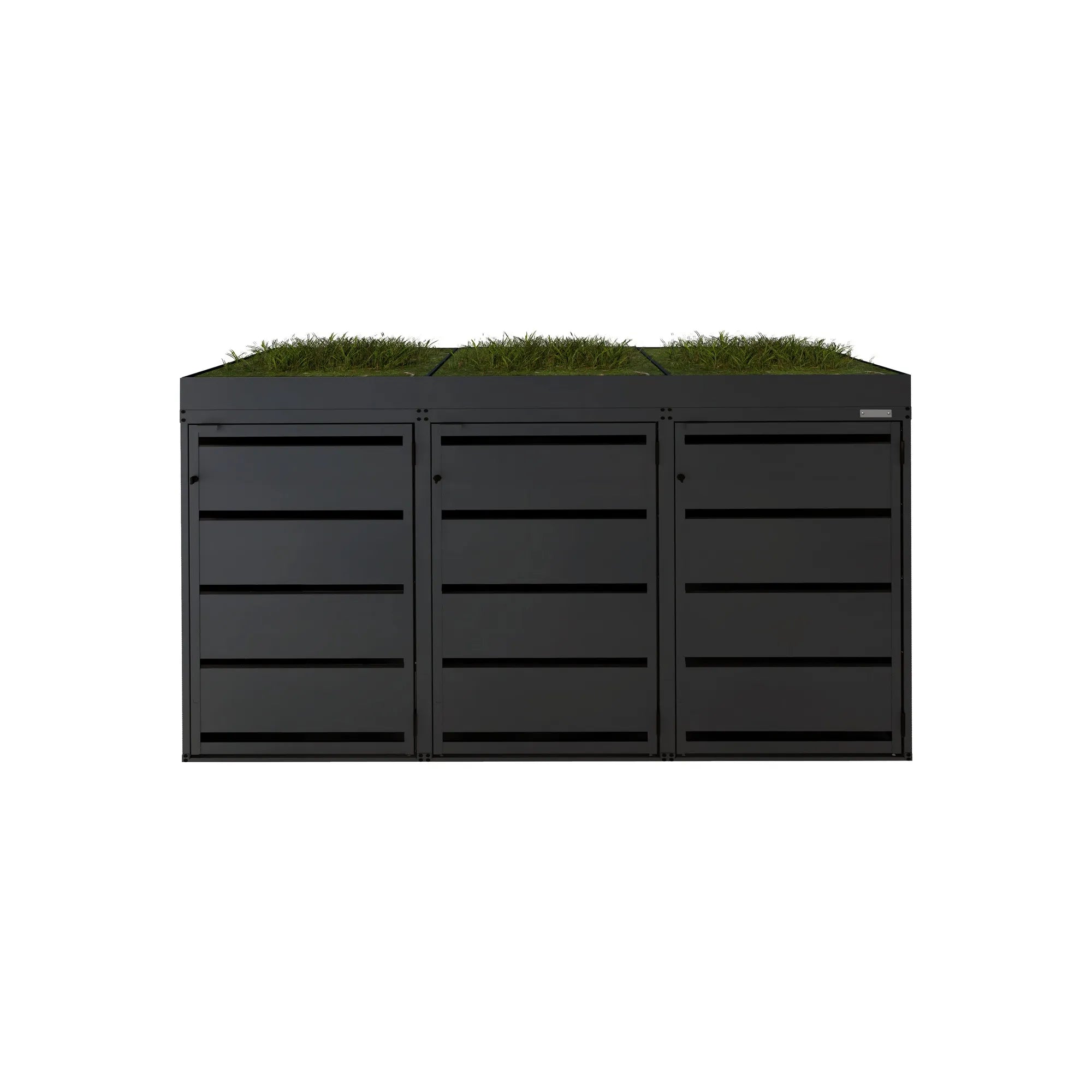 Mülltonnenbox P.BASE • 3 Tonnen