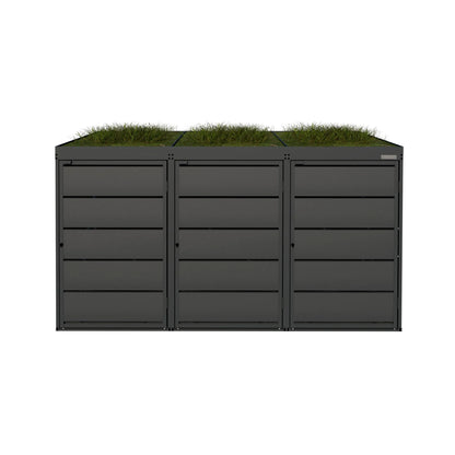 Mülltonnenbox P.BASE • 3 Tonnen