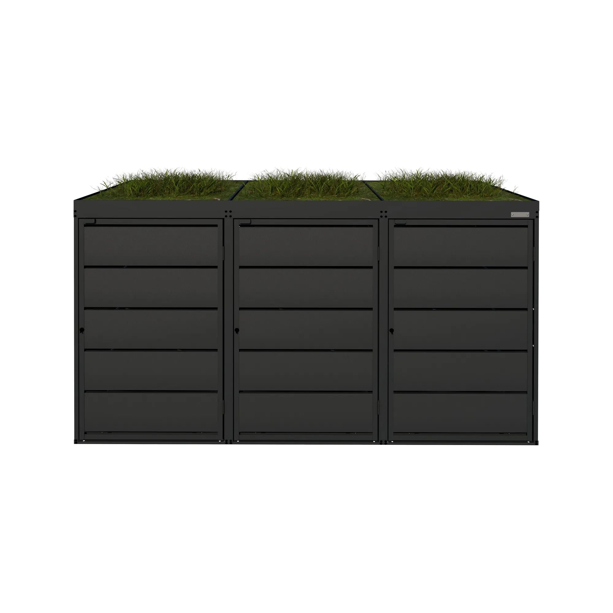 Mülltonnenbox P.BASE • 3 Tonnen