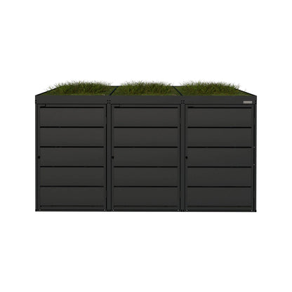 Mülltonnenbox P.BASE • 3 Tonnen