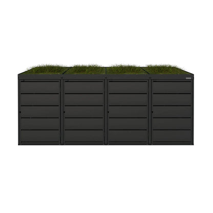 Mülltonnenbox P.BASE • 4 Tonnen