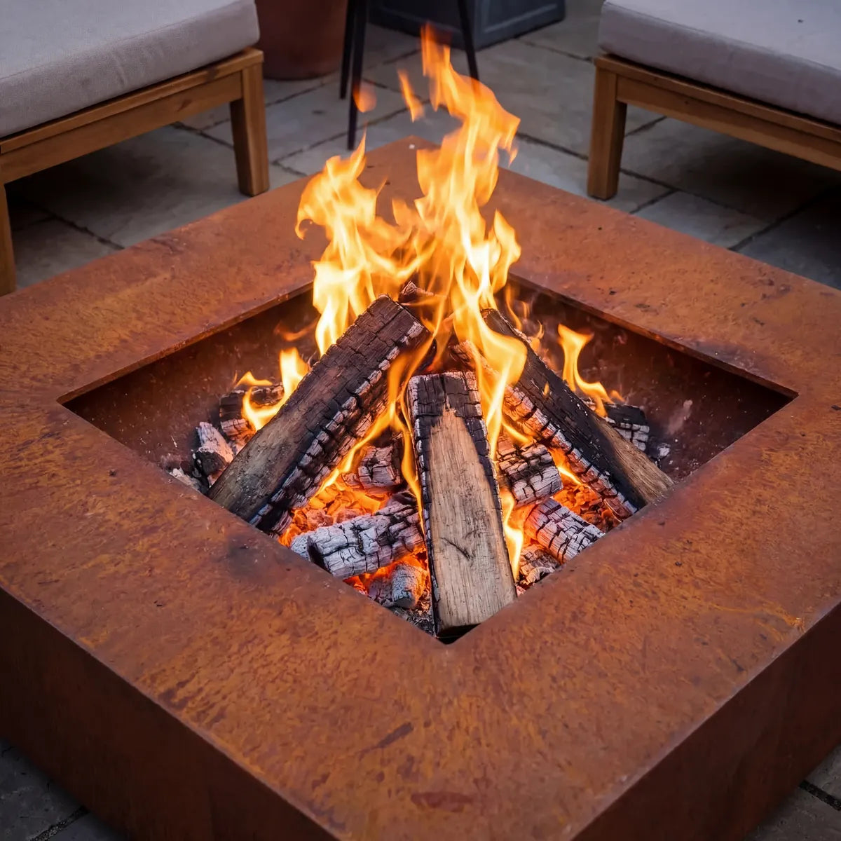 Feuerstelle Q • Cortenstahl