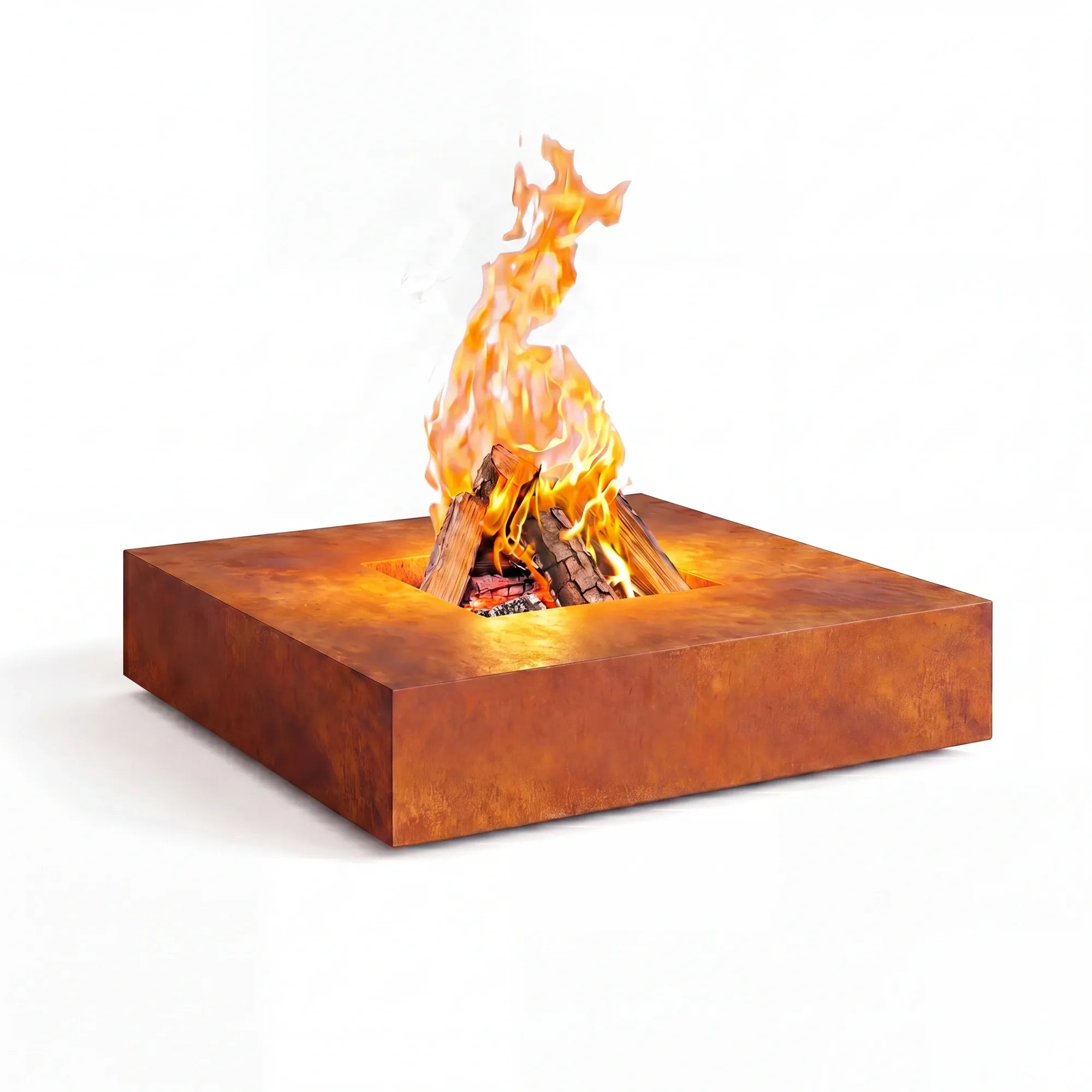 Feuertisch Q • Cortenstahl