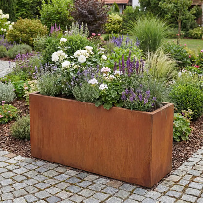 Pflanzkübel H • Cortenstahl