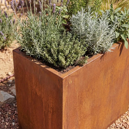 Pflanzkübel H • Cortenstahl