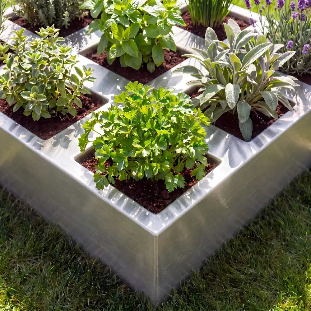 Kräuterbeet • Edelstahl